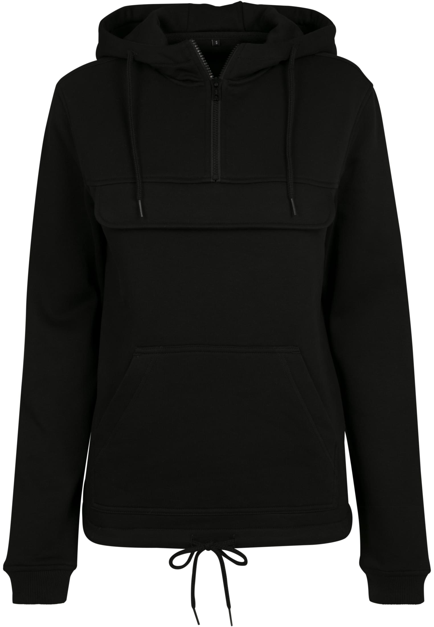 Ladies Sweat Pull Over Hoody black | black