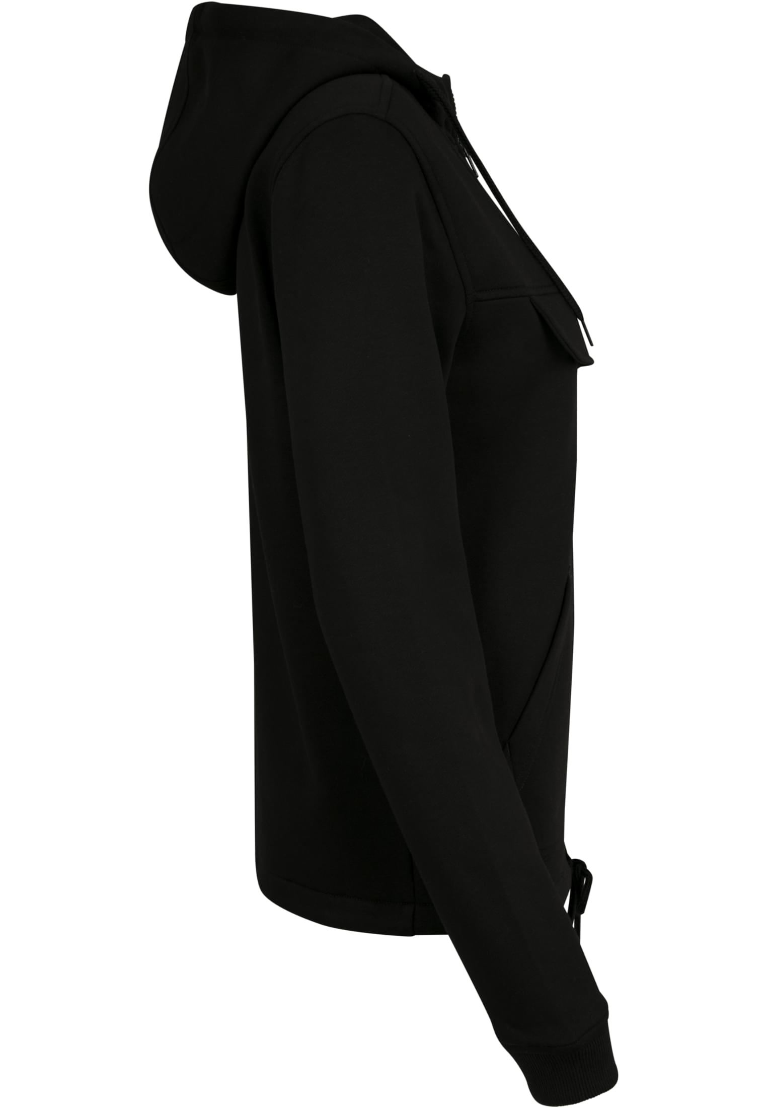 Ladies Sweat Pull Over Hoody black | black