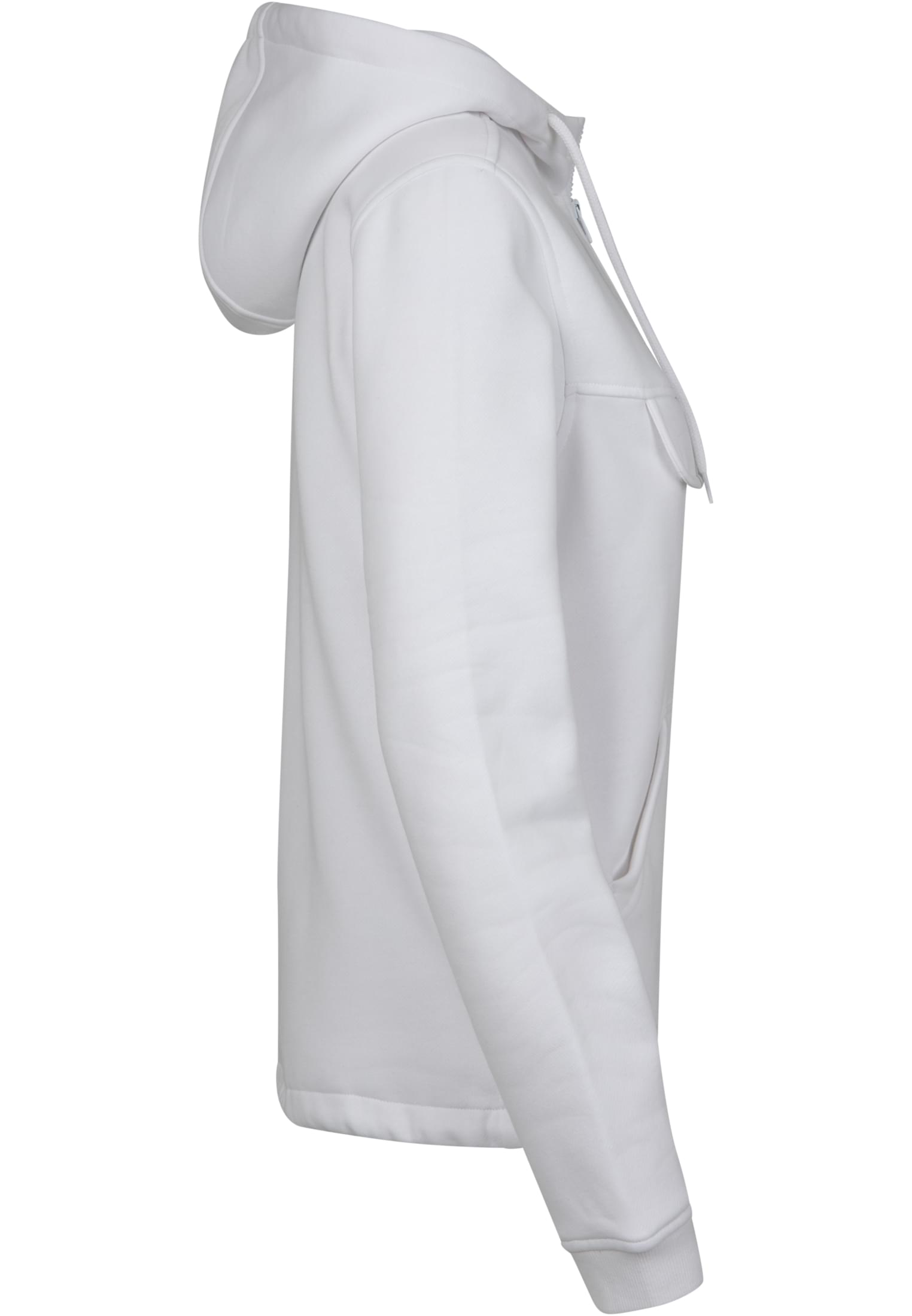 Ladies Sweat Pull Over Hoody white | white
