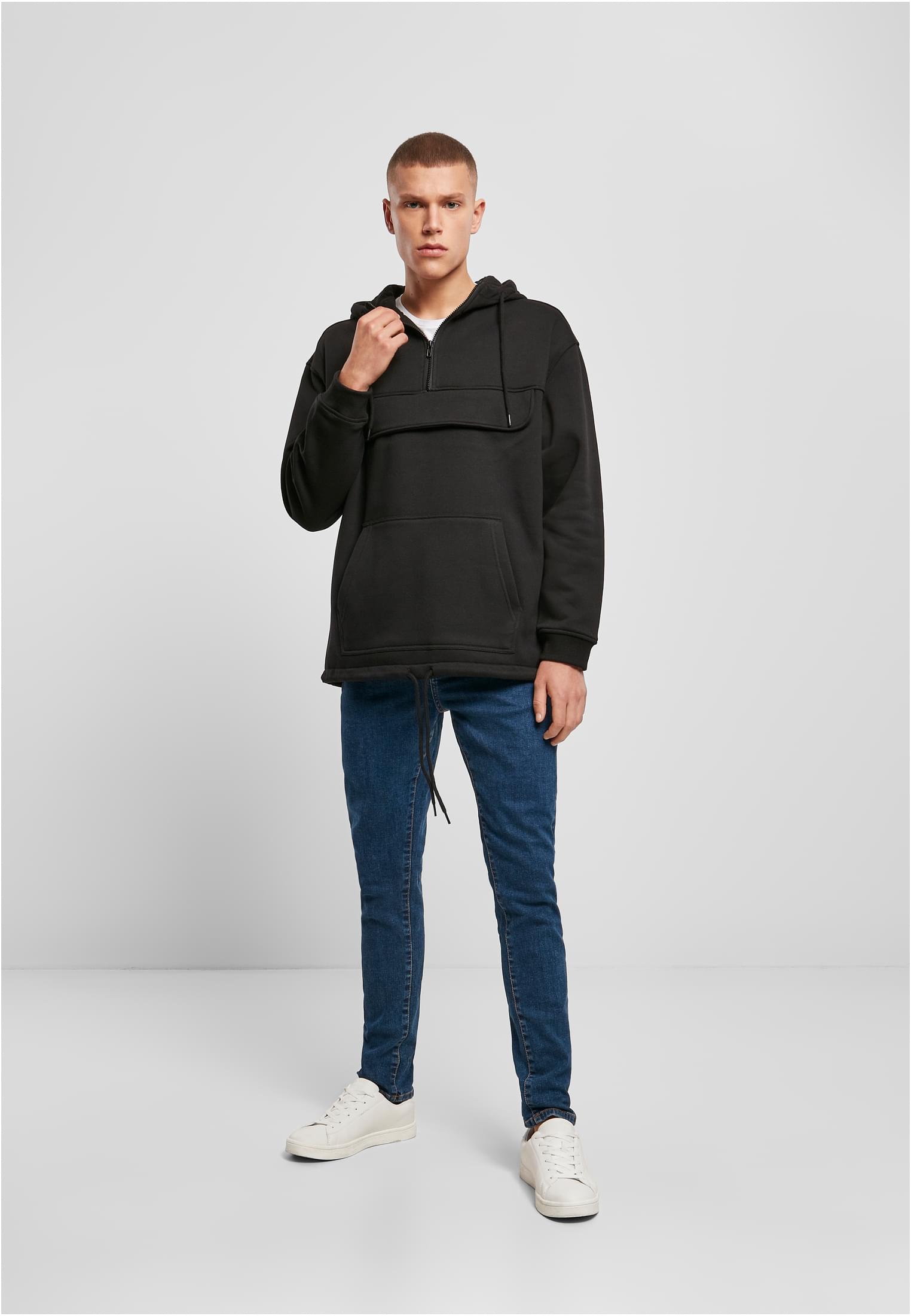 Sweat Pull Over Hoody black | black