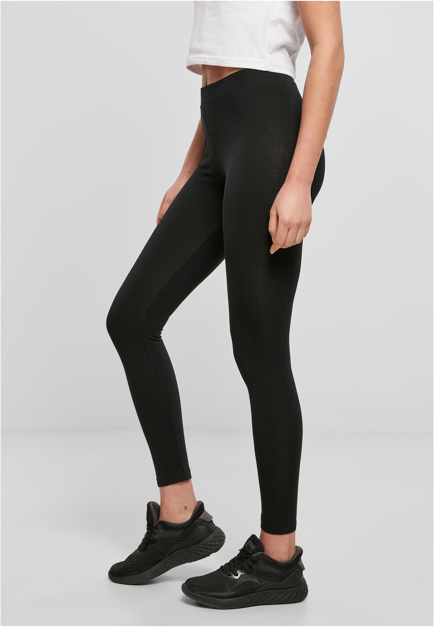 Ladies Stretch Jersey Leggings black | black
