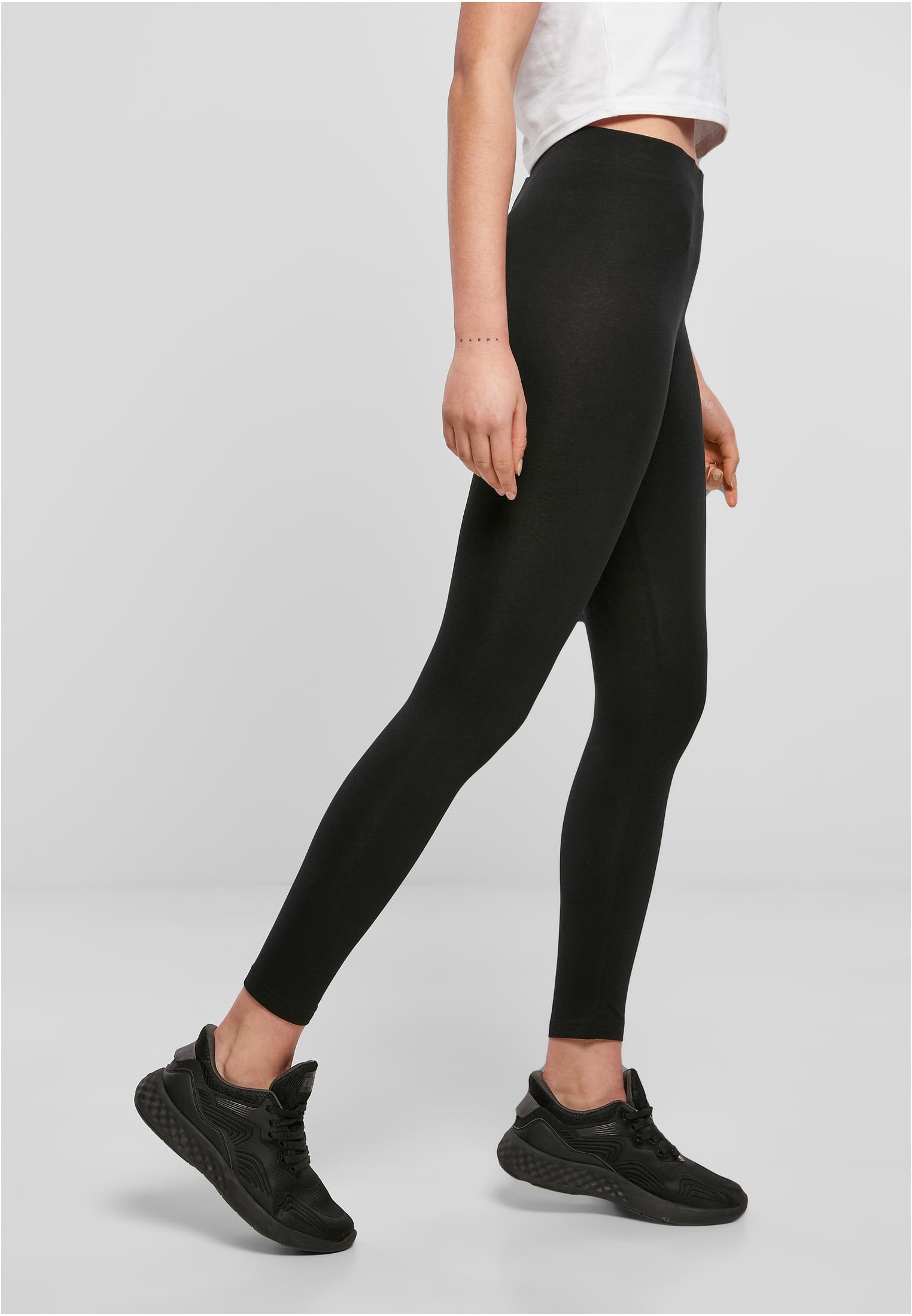 Ladies Stretch Jersey Leggings black | black