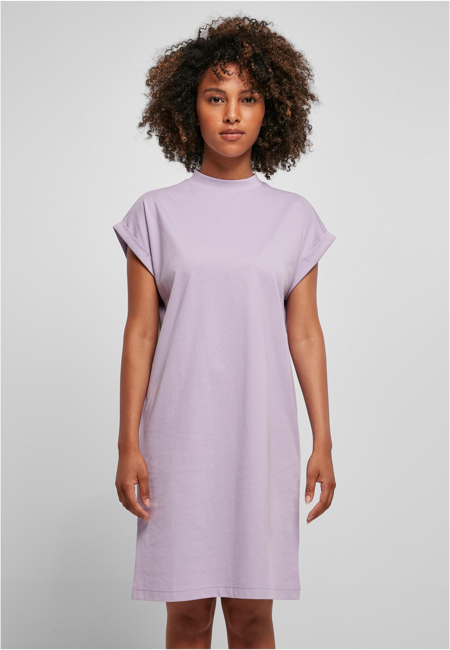 Ladies Turtle Extended Shoulder Dress lilac | lilac