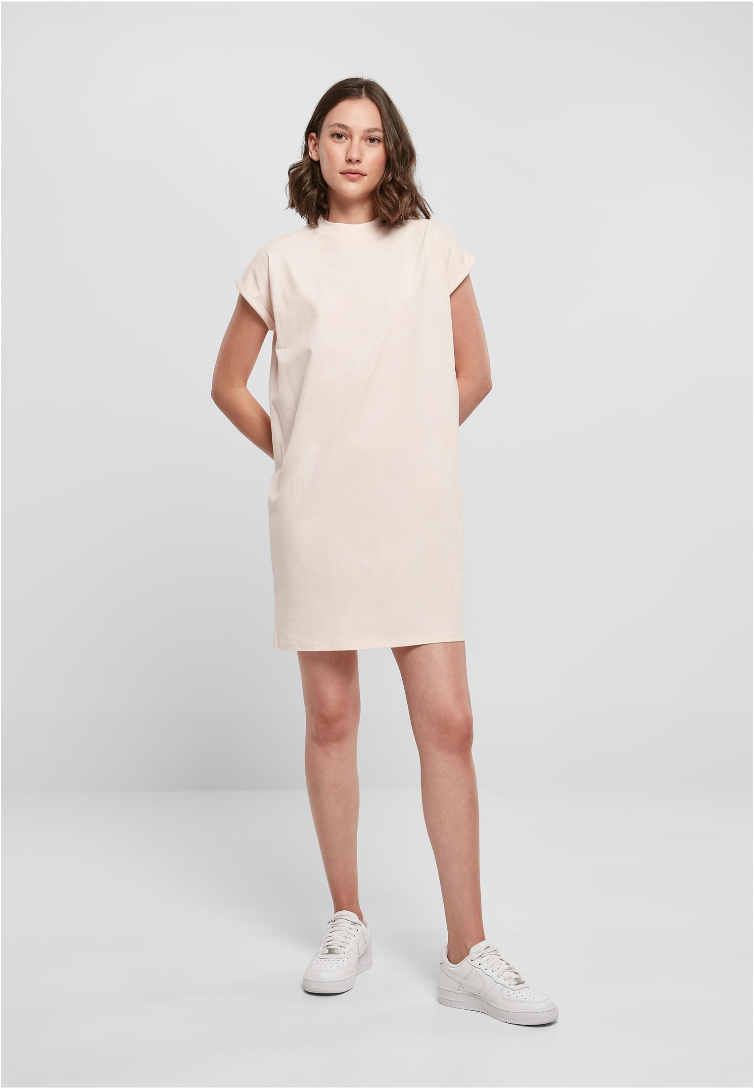 Ladies Turtle Extended Shoulder Dress pink | pink
