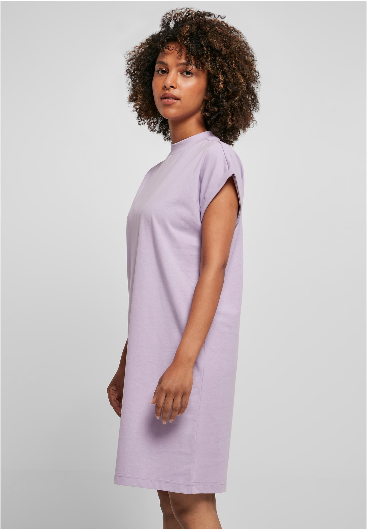 Ladies Turtle Extended Shoulder Dress lilac | lilac
