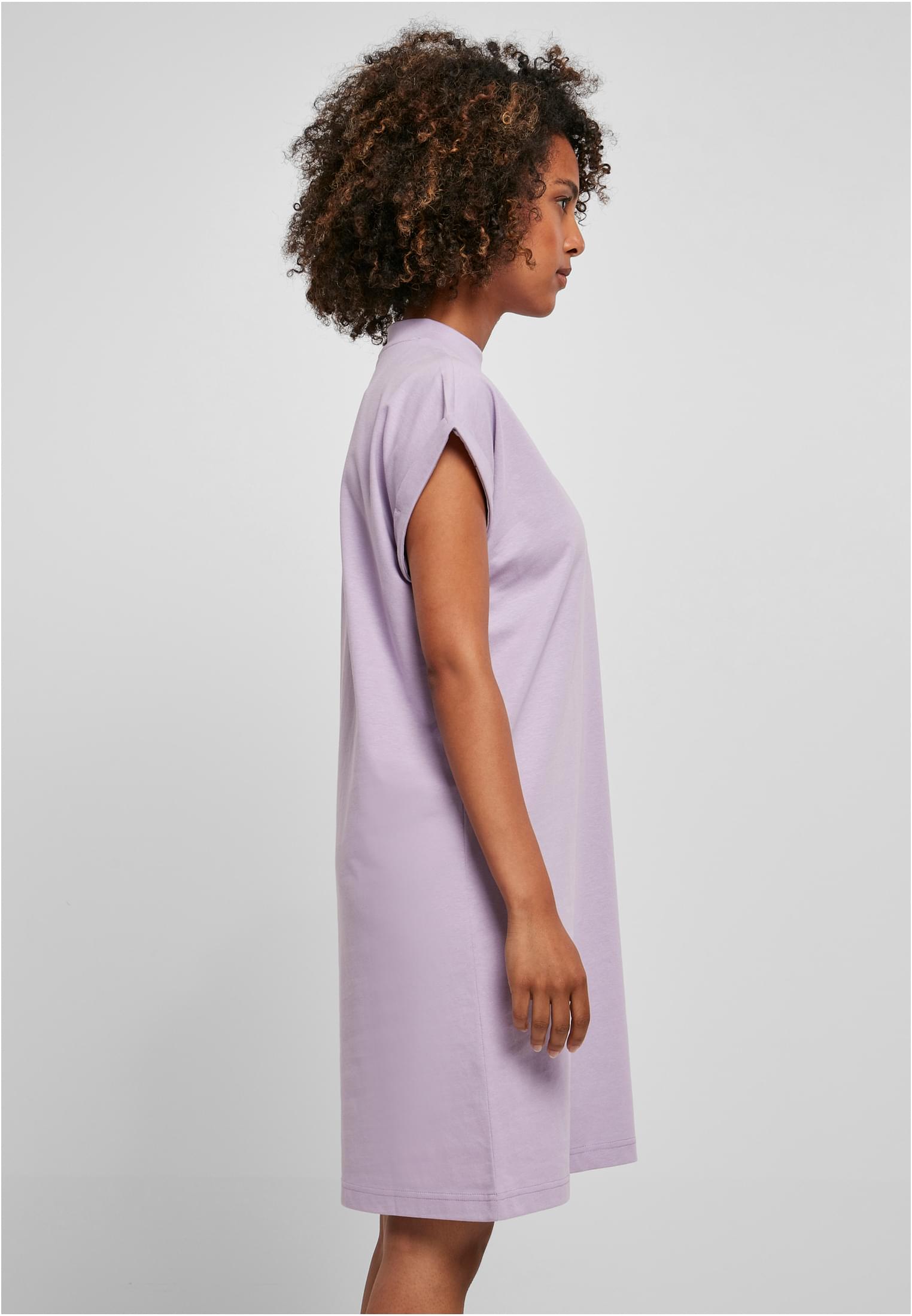 Ladies Turtle Extended Shoulder Dress lilac | lilac