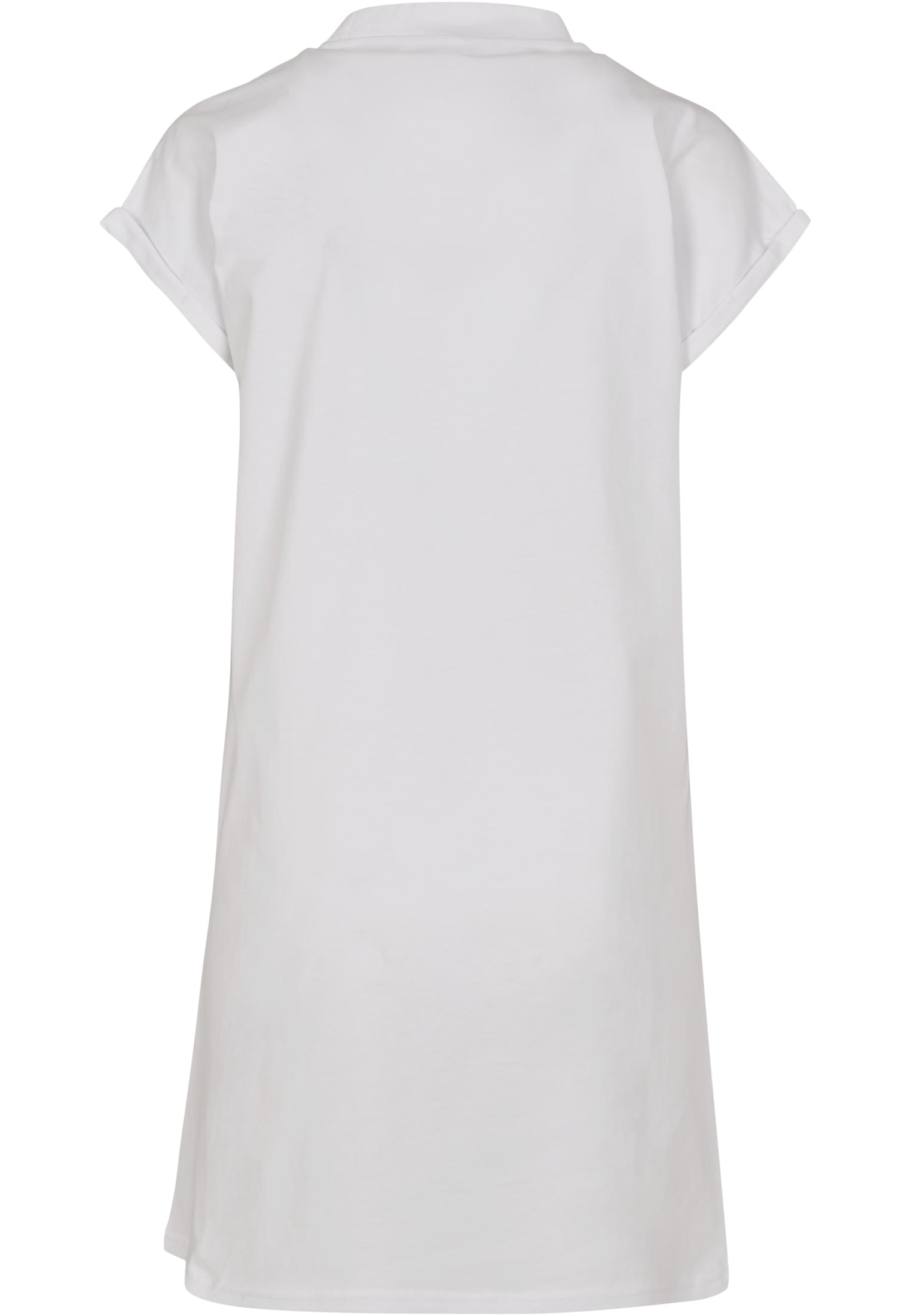 Ladies Turtle Extended Shoulder Dress white | white