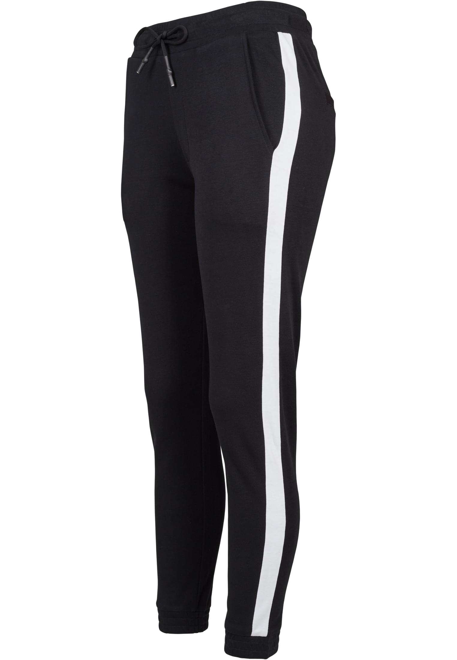 Ladies Interlock Jogpants black/white | black/white