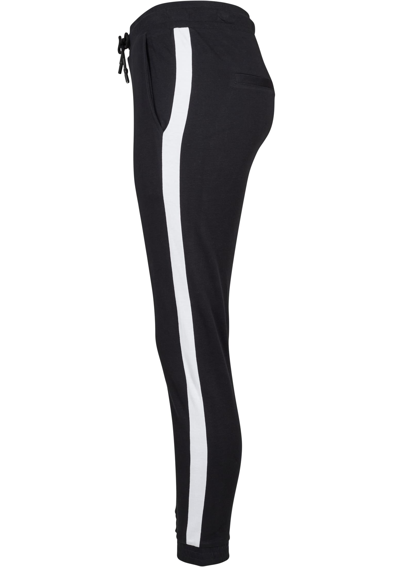 Ladies Interlock Jogpants black/white | black/white