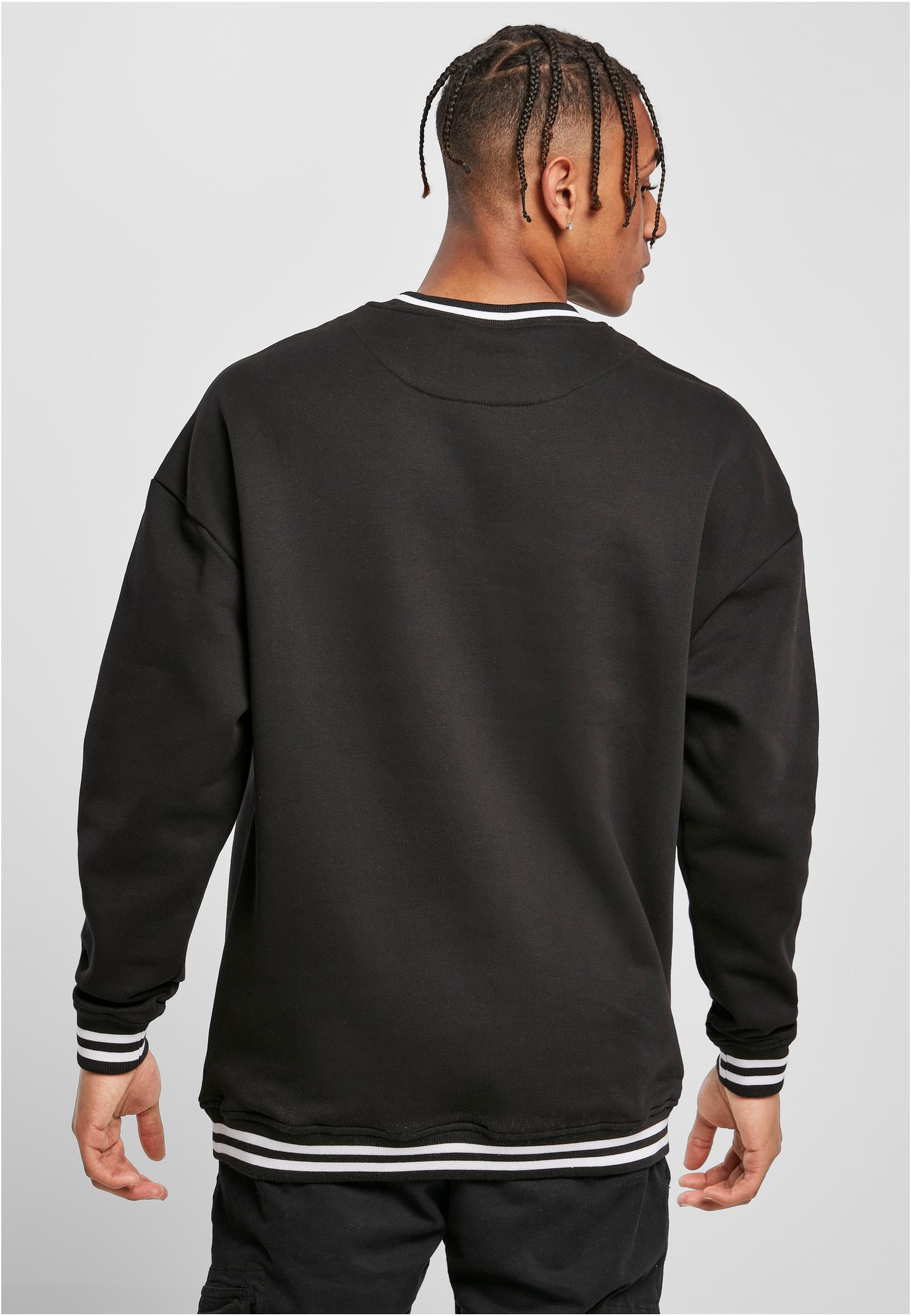 College Sweat Crew black/white | black/white