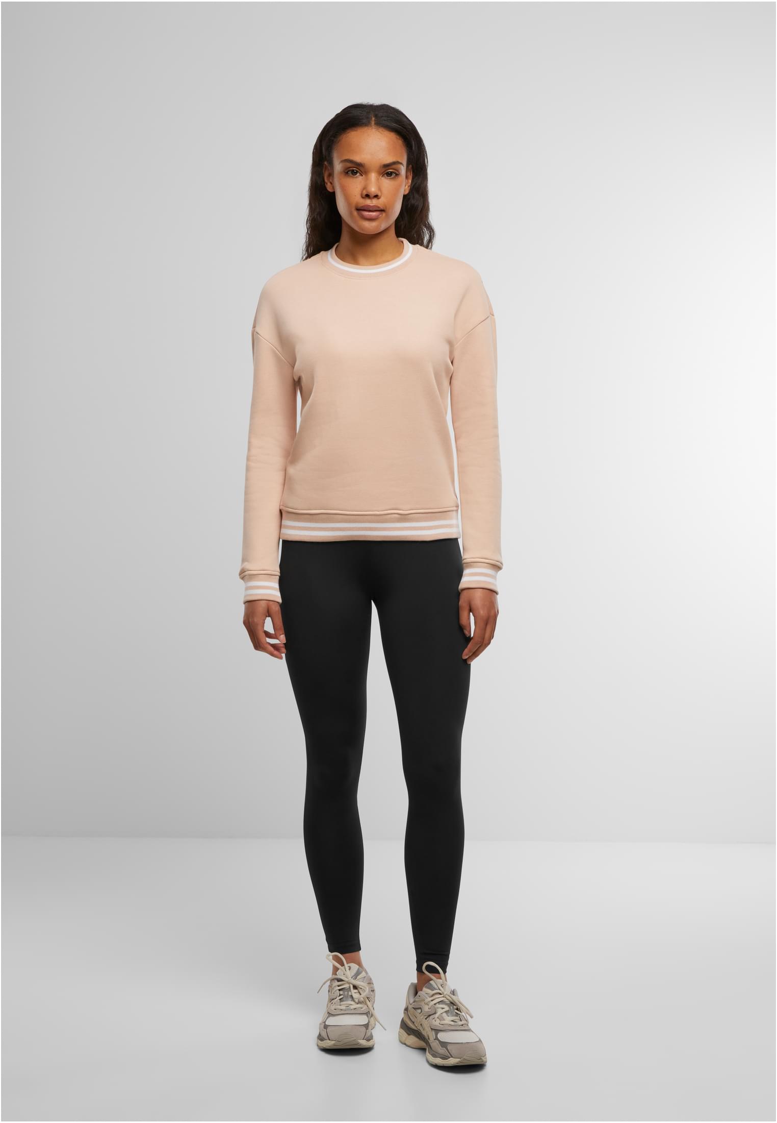 Ladies College Sweat Crew lightrose/white | lightrose/white