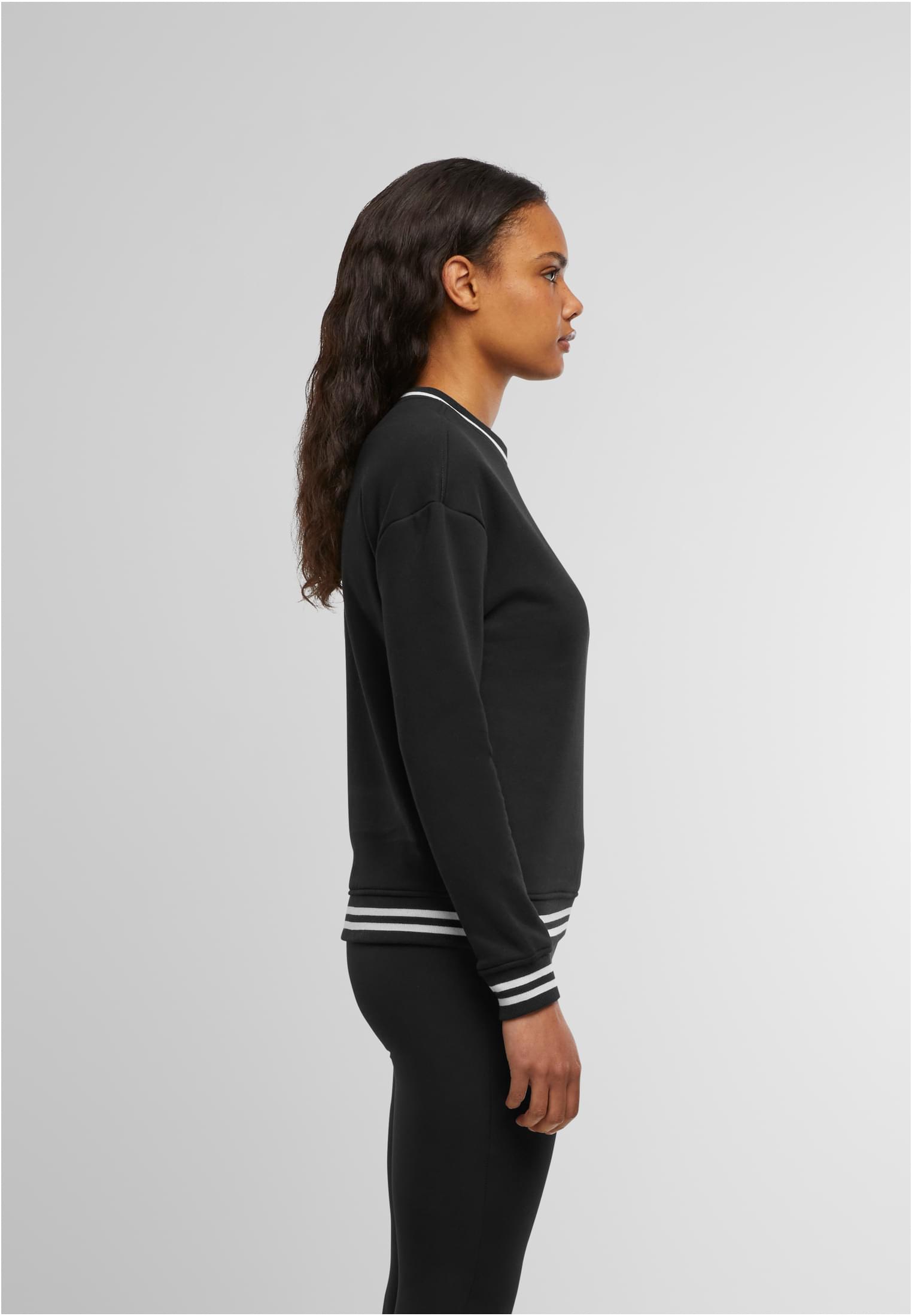 Ladies College Sweat Crew black/white | black/white