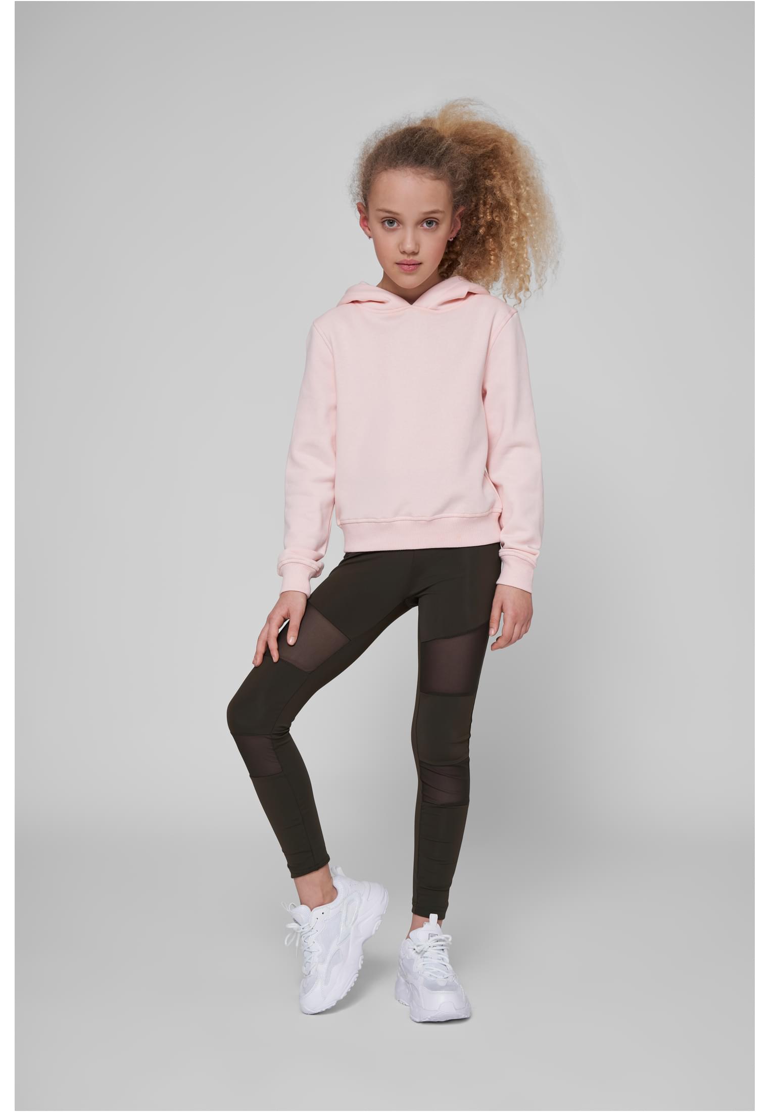 Girls Cropped Sweat Hoody pink | pink