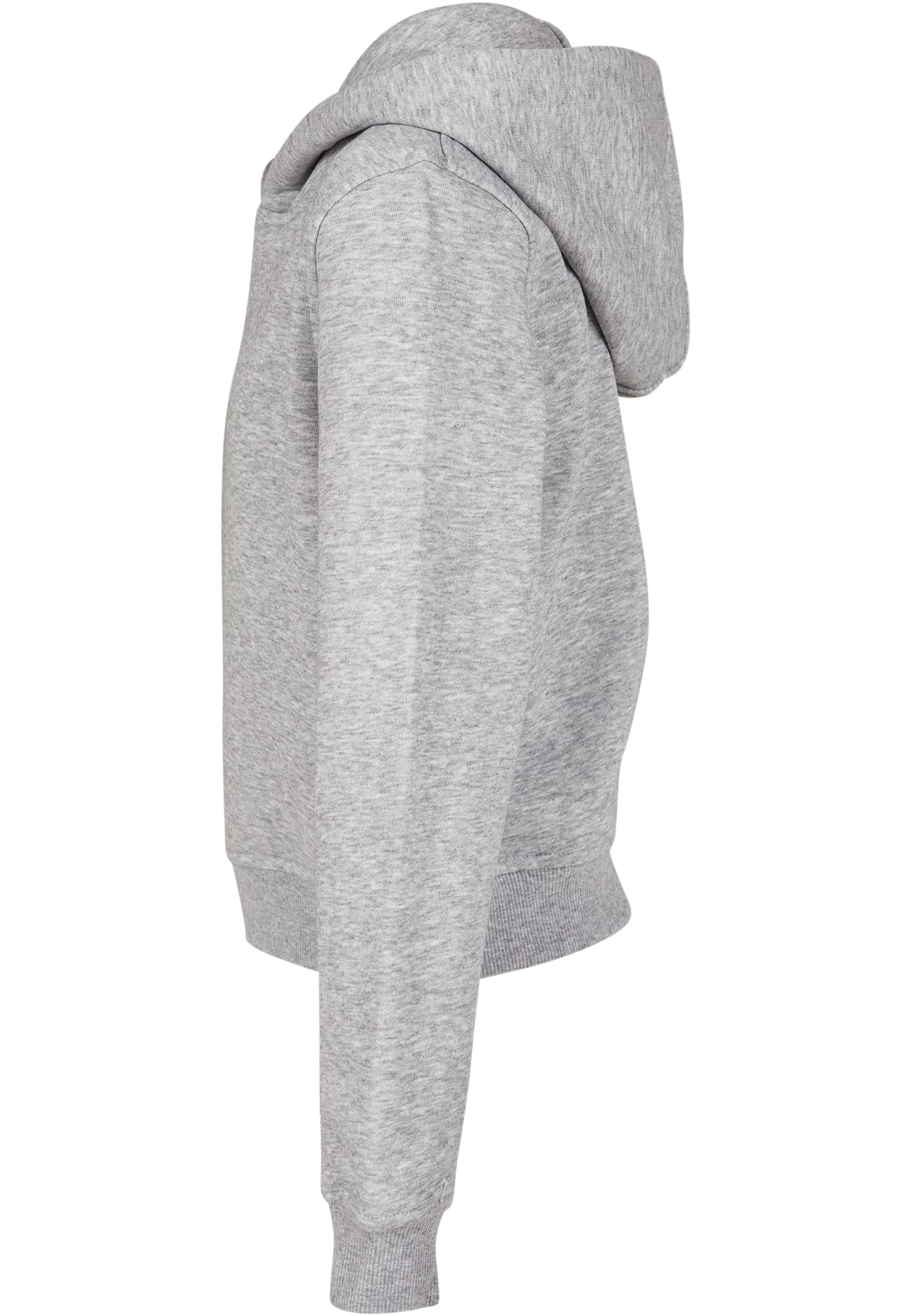 Girls Cropped Sweat Hoody heather grey | heather grey