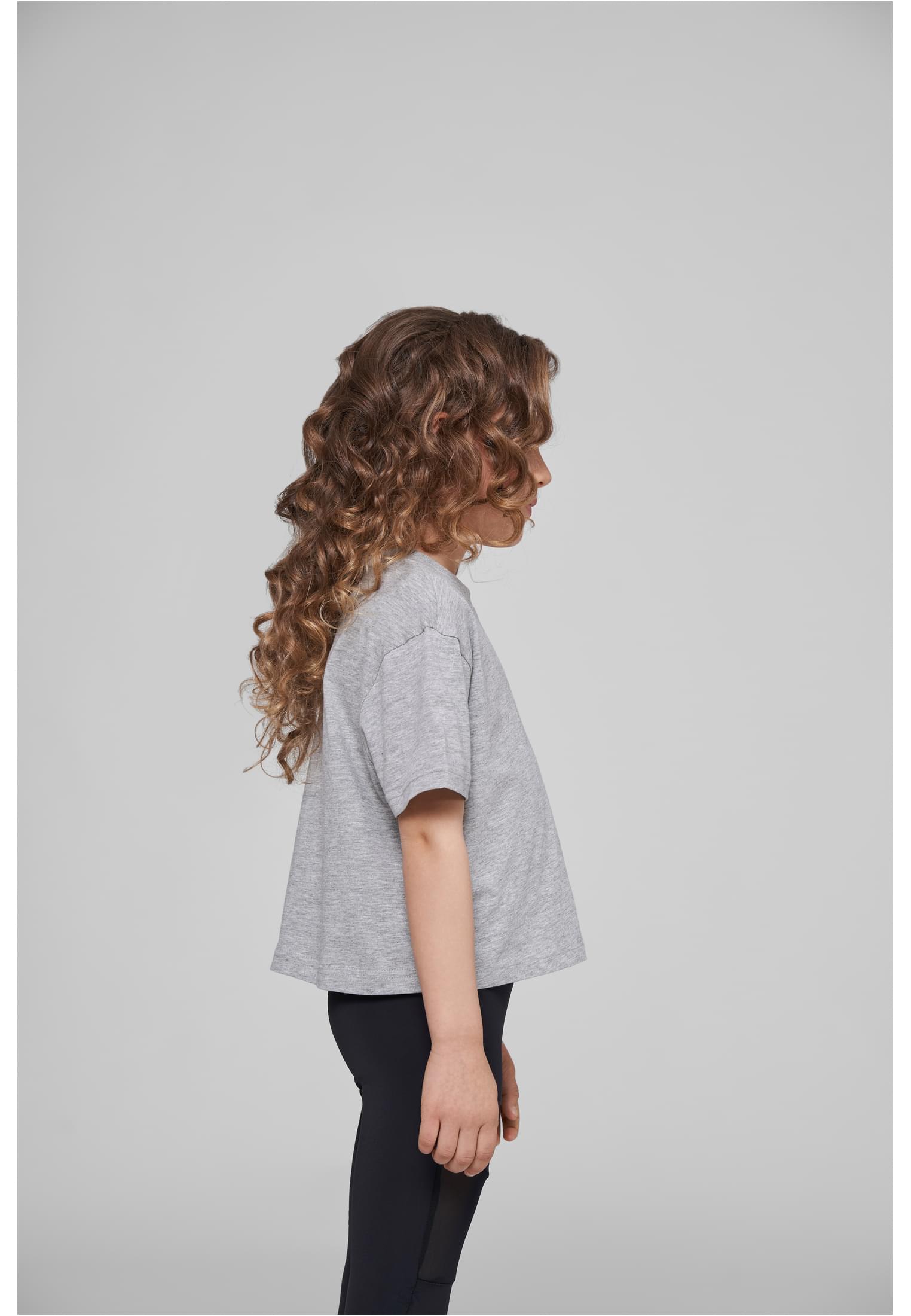 Girls Cropped Jersey Tee heather grey | heather grey