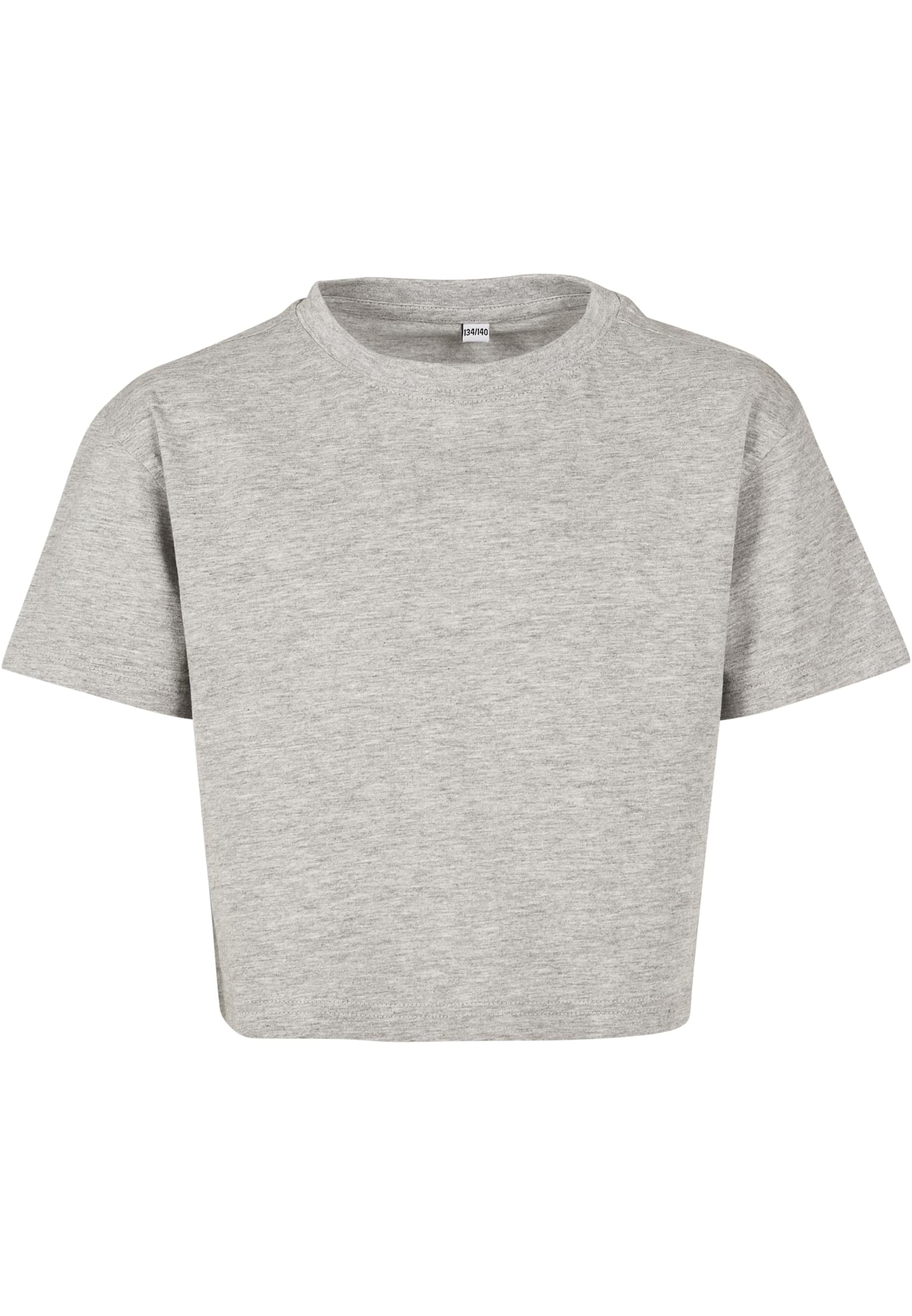 Girls Cropped Jersey Tee heather grey | heather grey