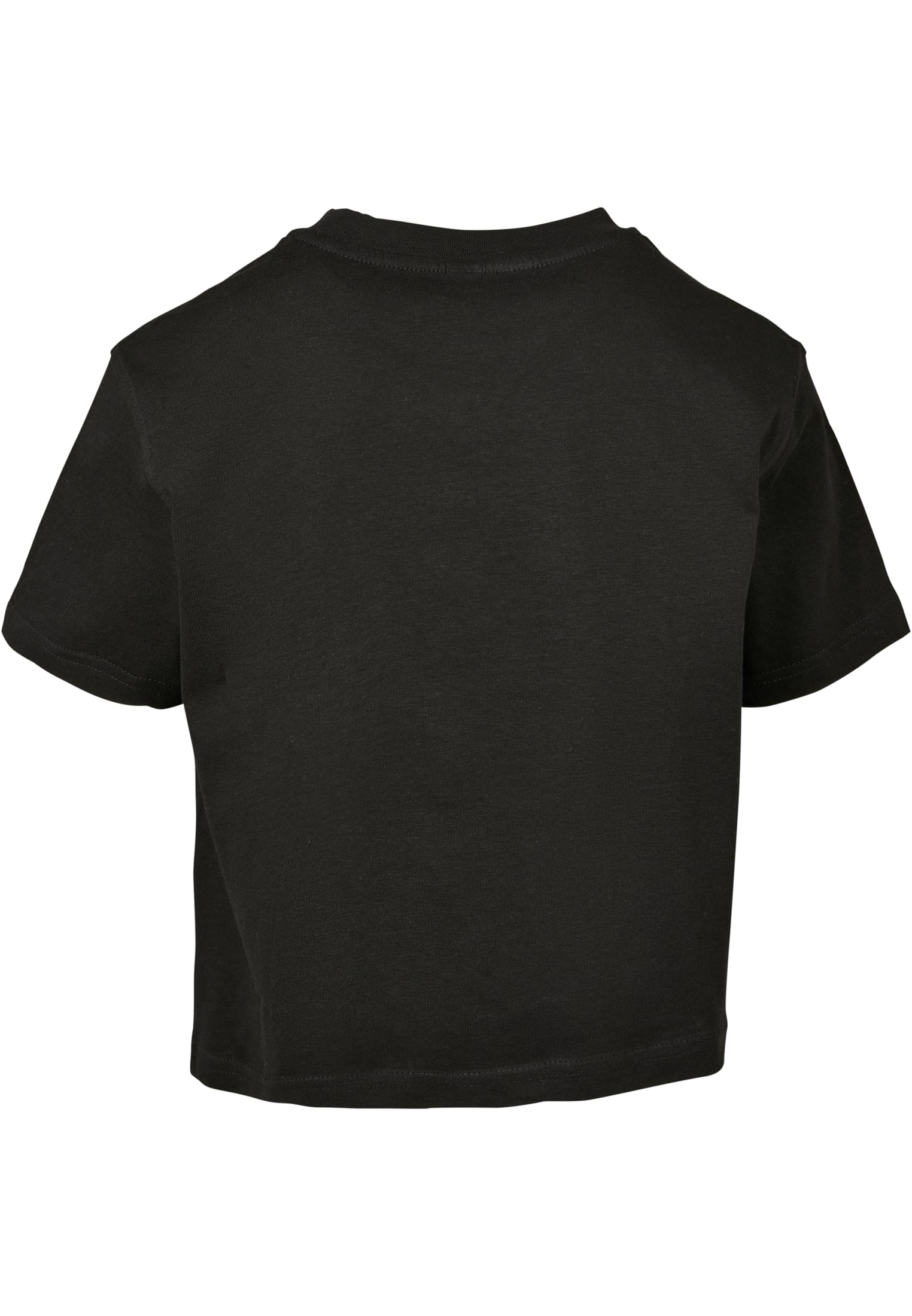 Girls Cropped Jersey Tee black | black