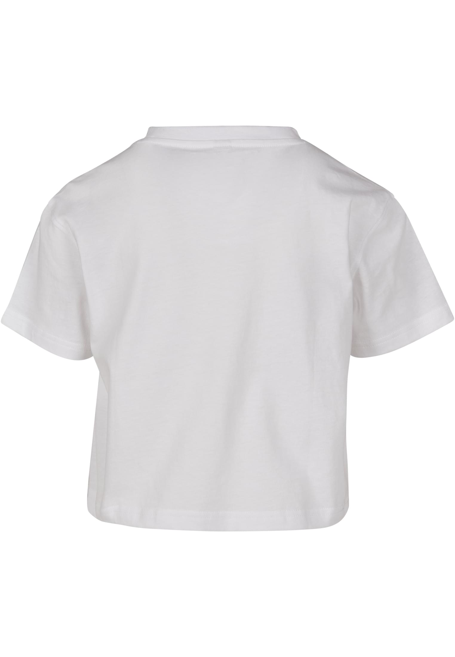 Girls Cropped Jersey Tee white | white
