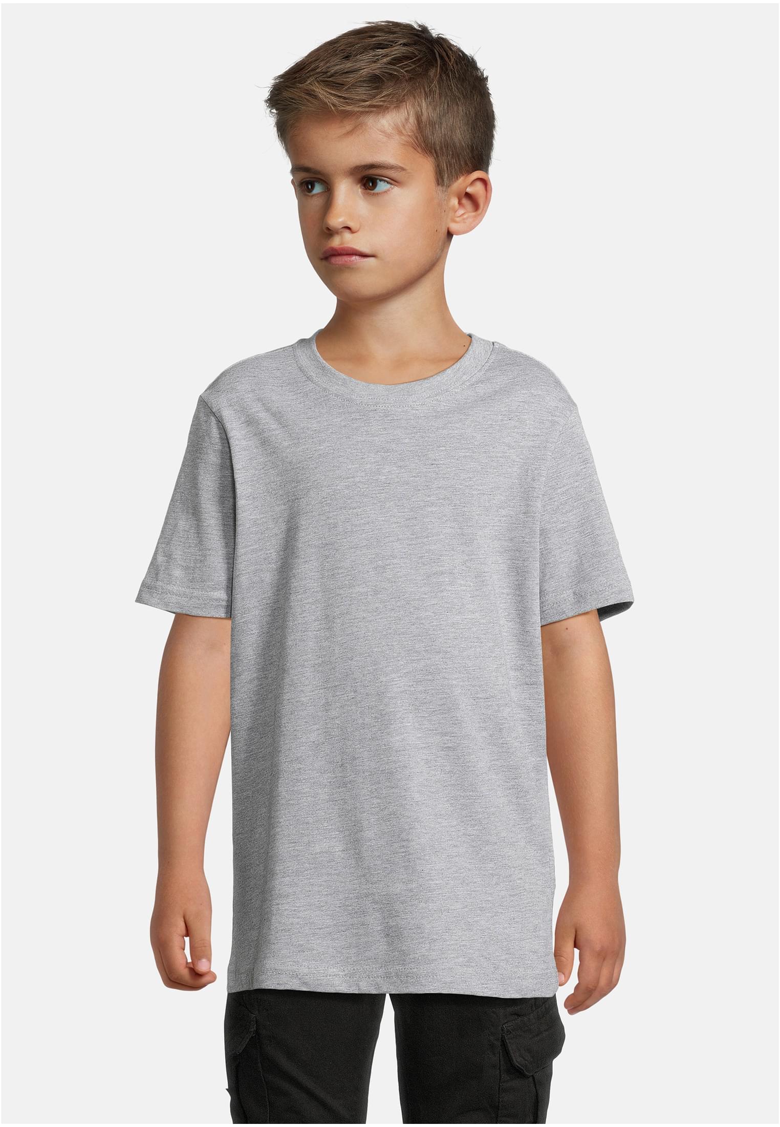 Kids Basic Tee 3 Pack white+black+heathergrey | white+black+heathergrey