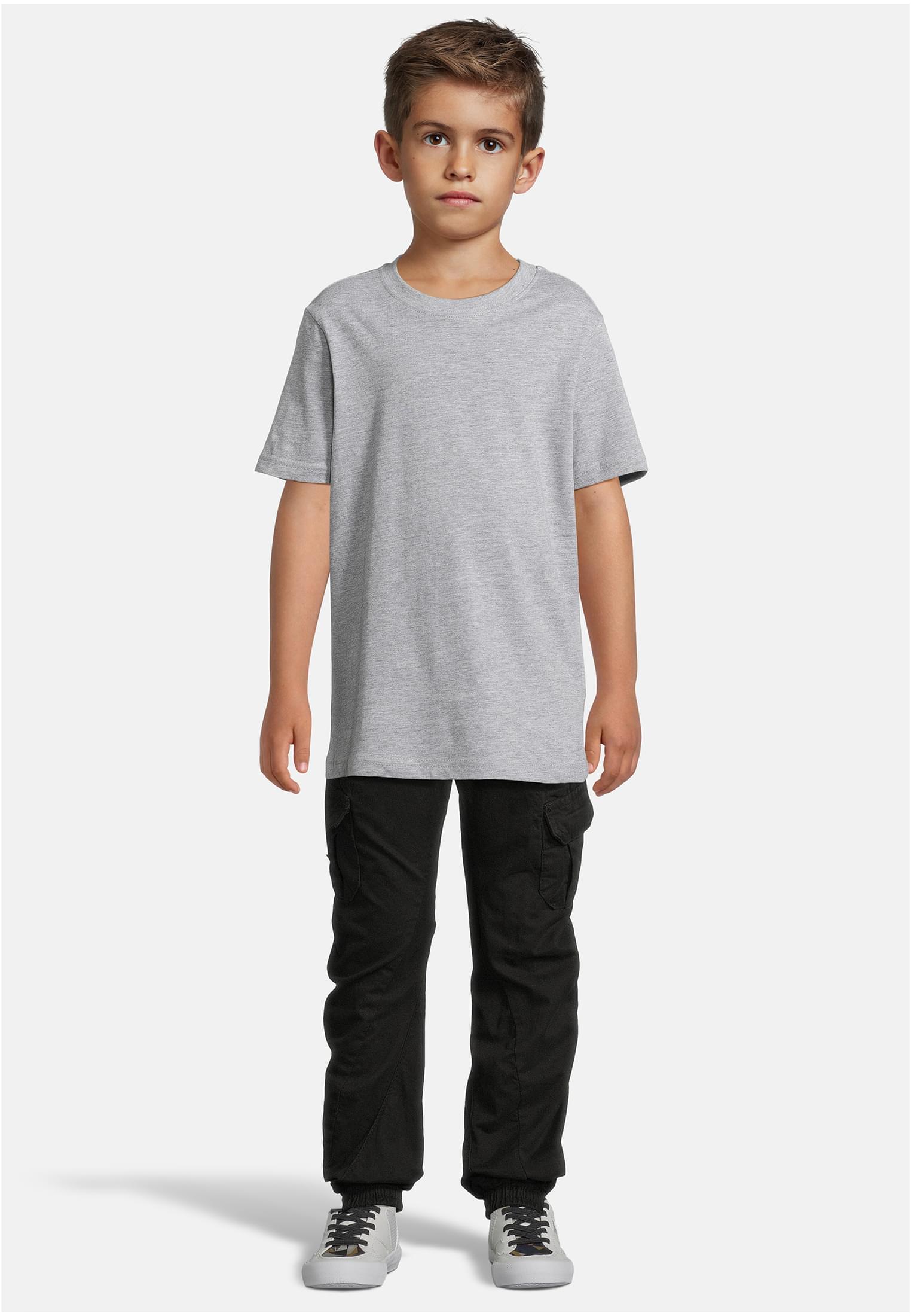 Kids Basic Tee 3 Pack white+black+heathergrey | white+black+heathergrey