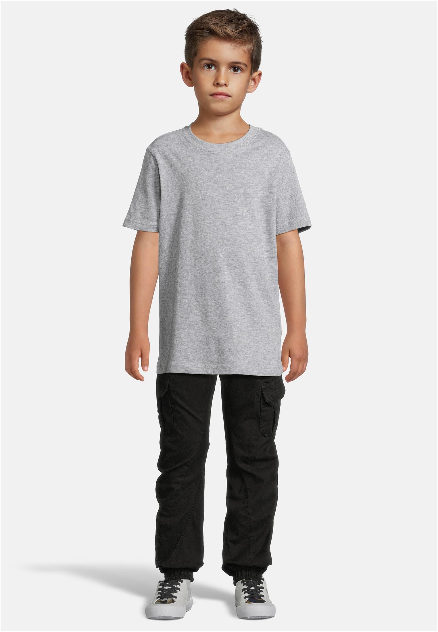 Kids Basic Tee heather grey | heather grey