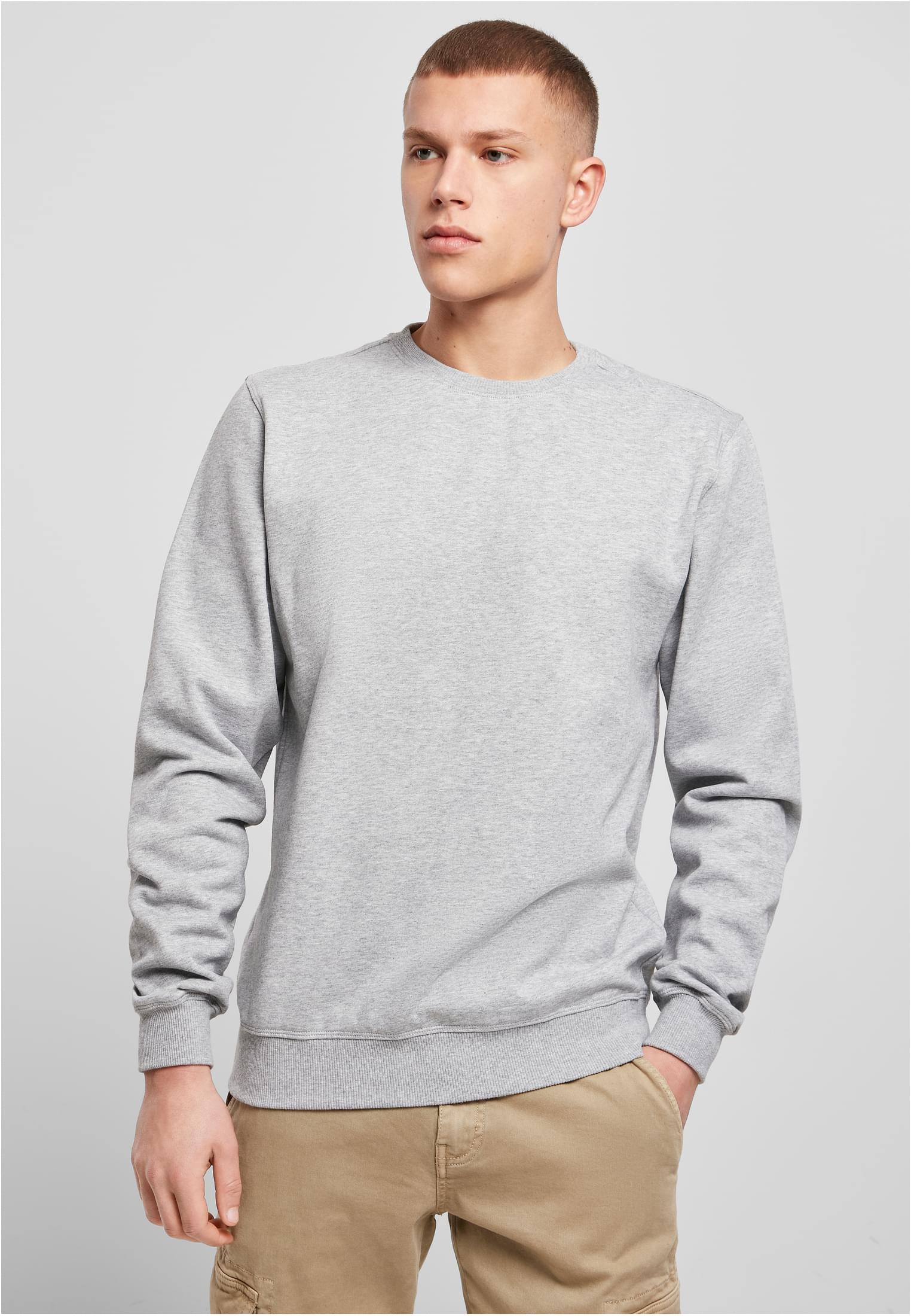 Premium Crewneck heather grey | heather grey