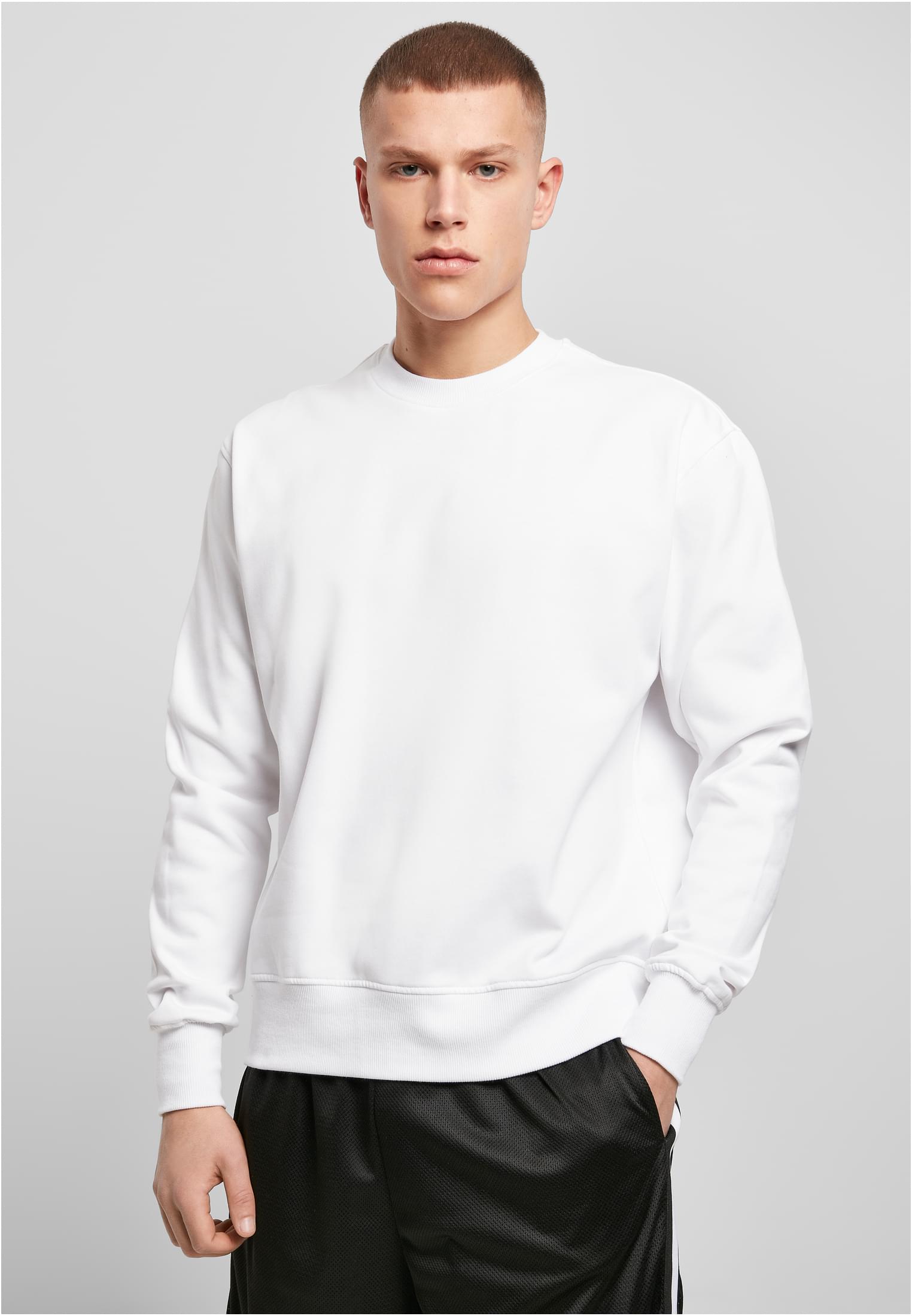 Premium Oversize Crewneck white | white