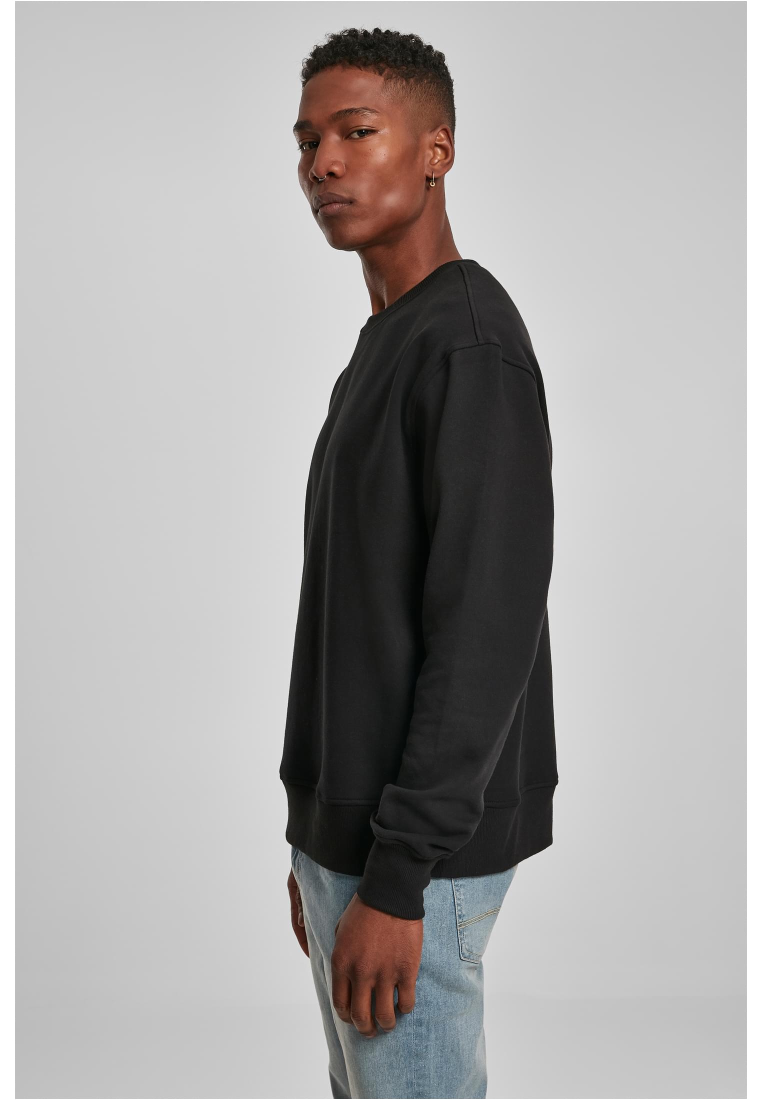 Premium Oversize Crewneck black | black