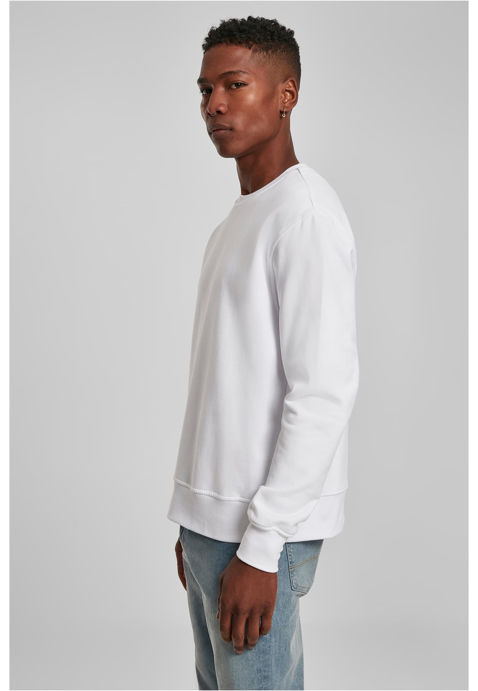 Premium Oversize Crewneck white | white