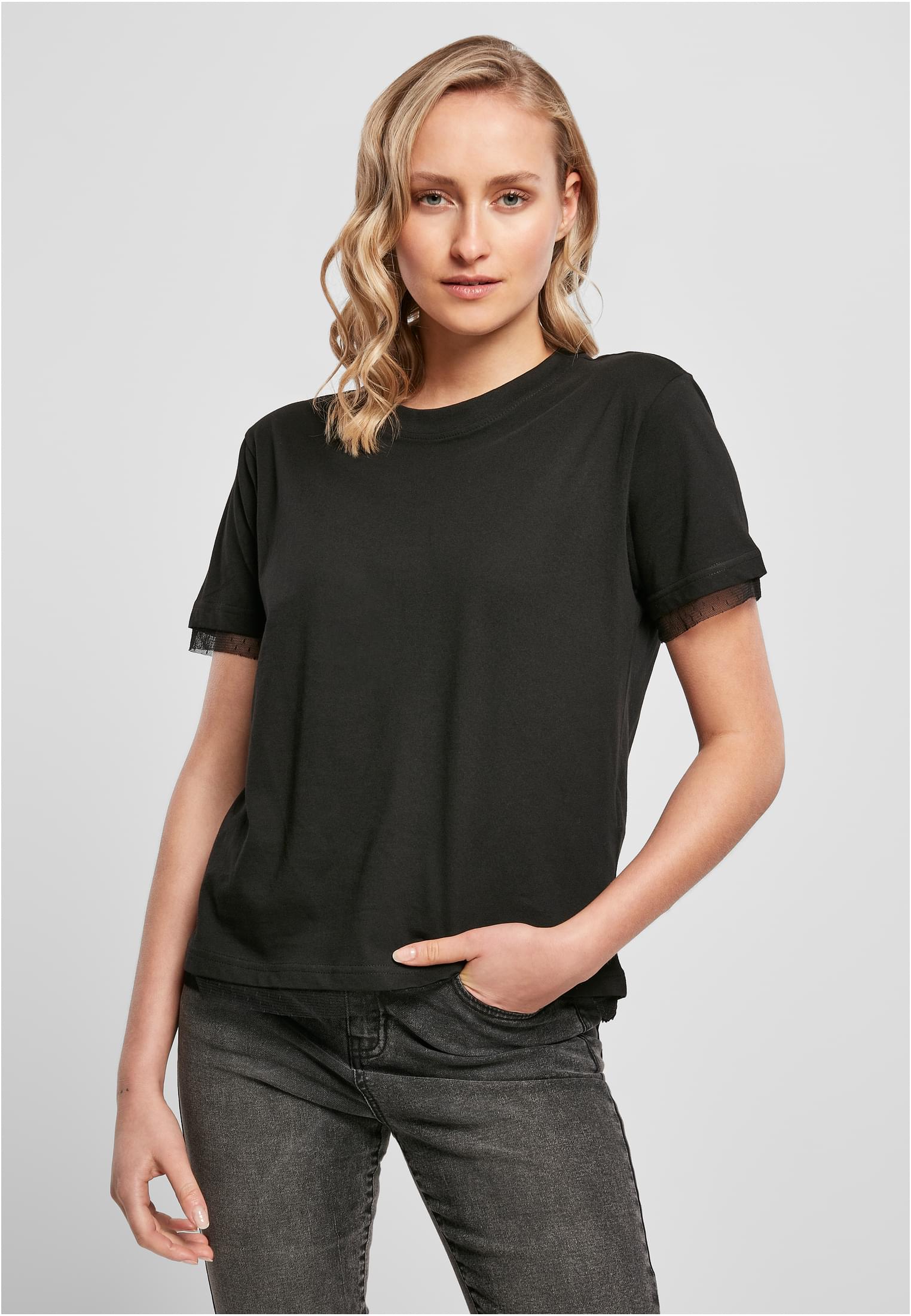 Ladies Laces Tee black | black