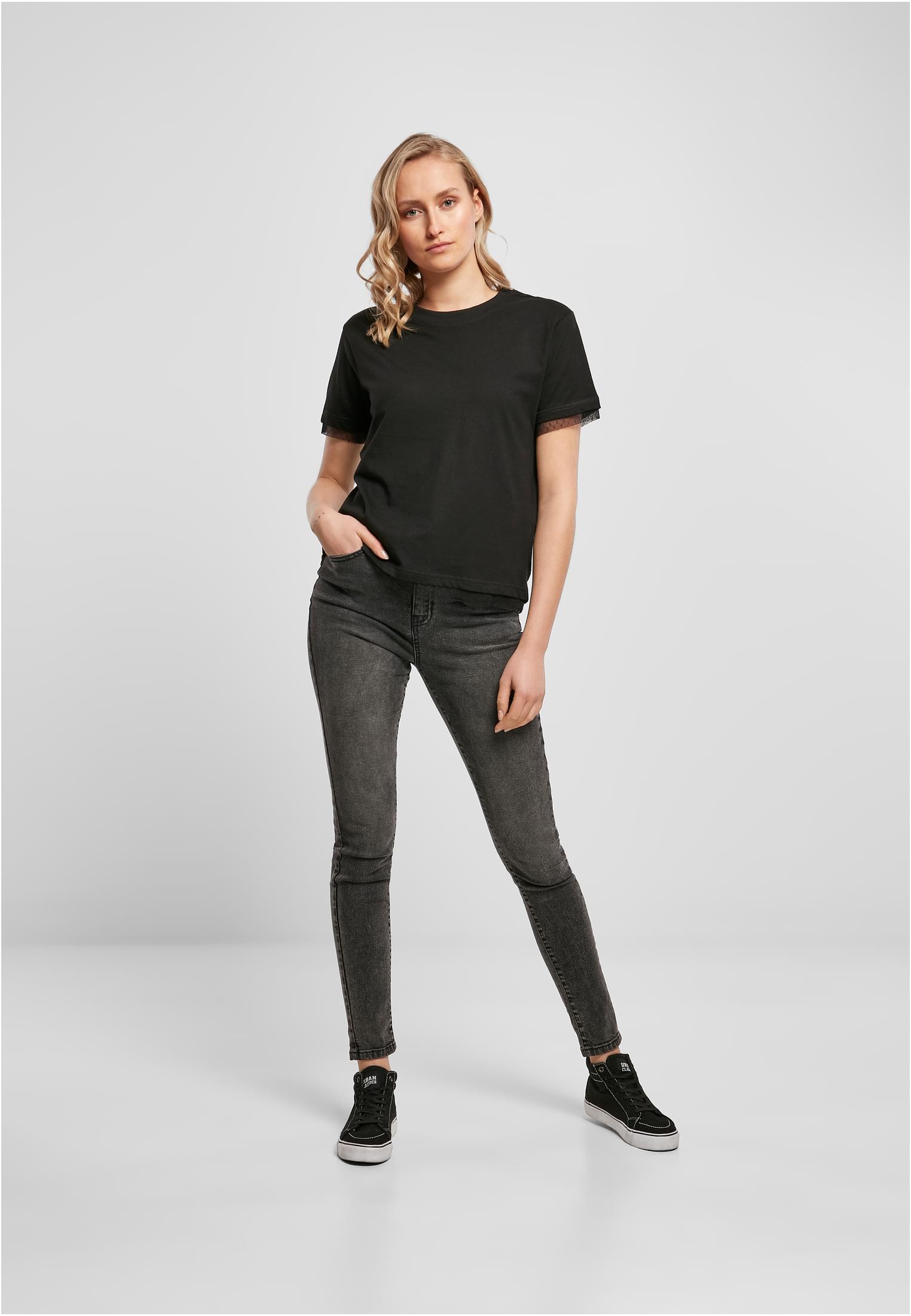 Ladies Laces Tee black | black