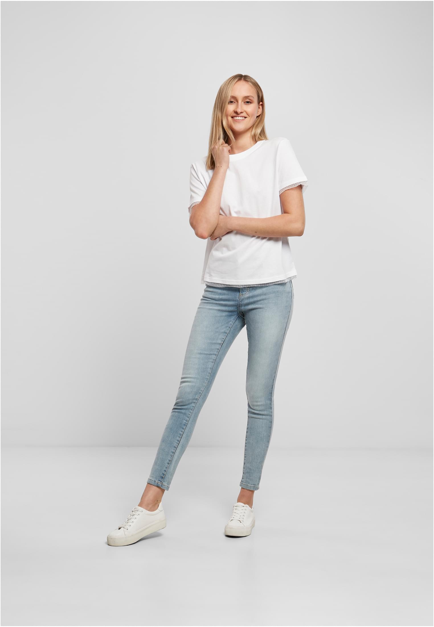 Ladies Laces Tee white | white