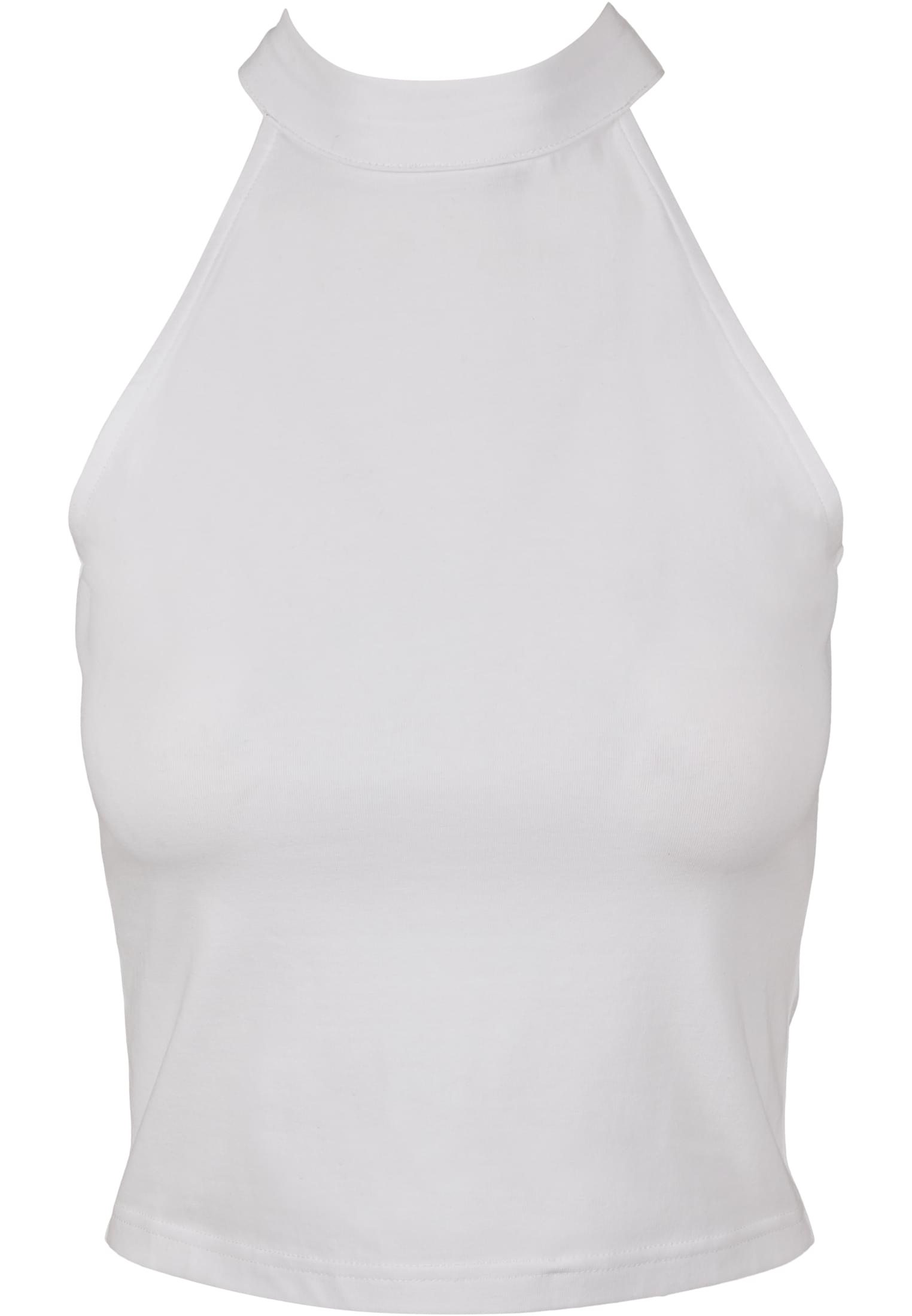Ladies Turtleneck Short Top white | white
