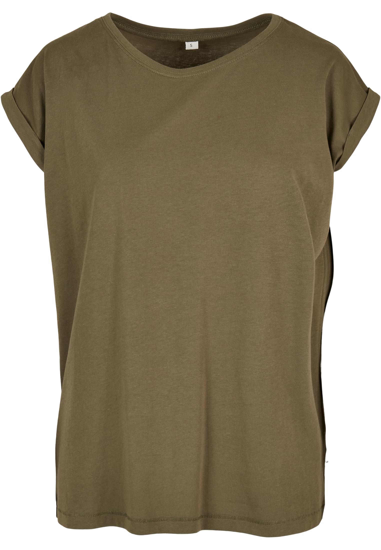 Ladies Organic Extended Shoulder Tee olive | olive