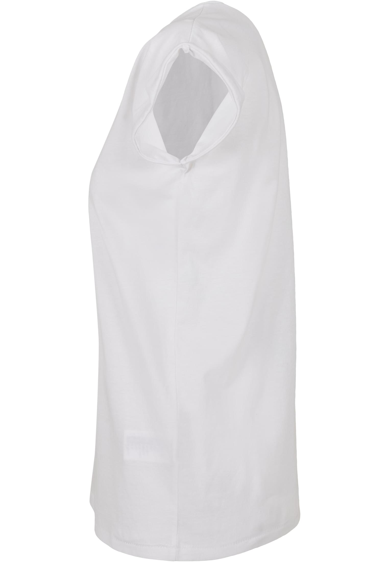 Ladies Organic Extended Shoulder Tee white | white
