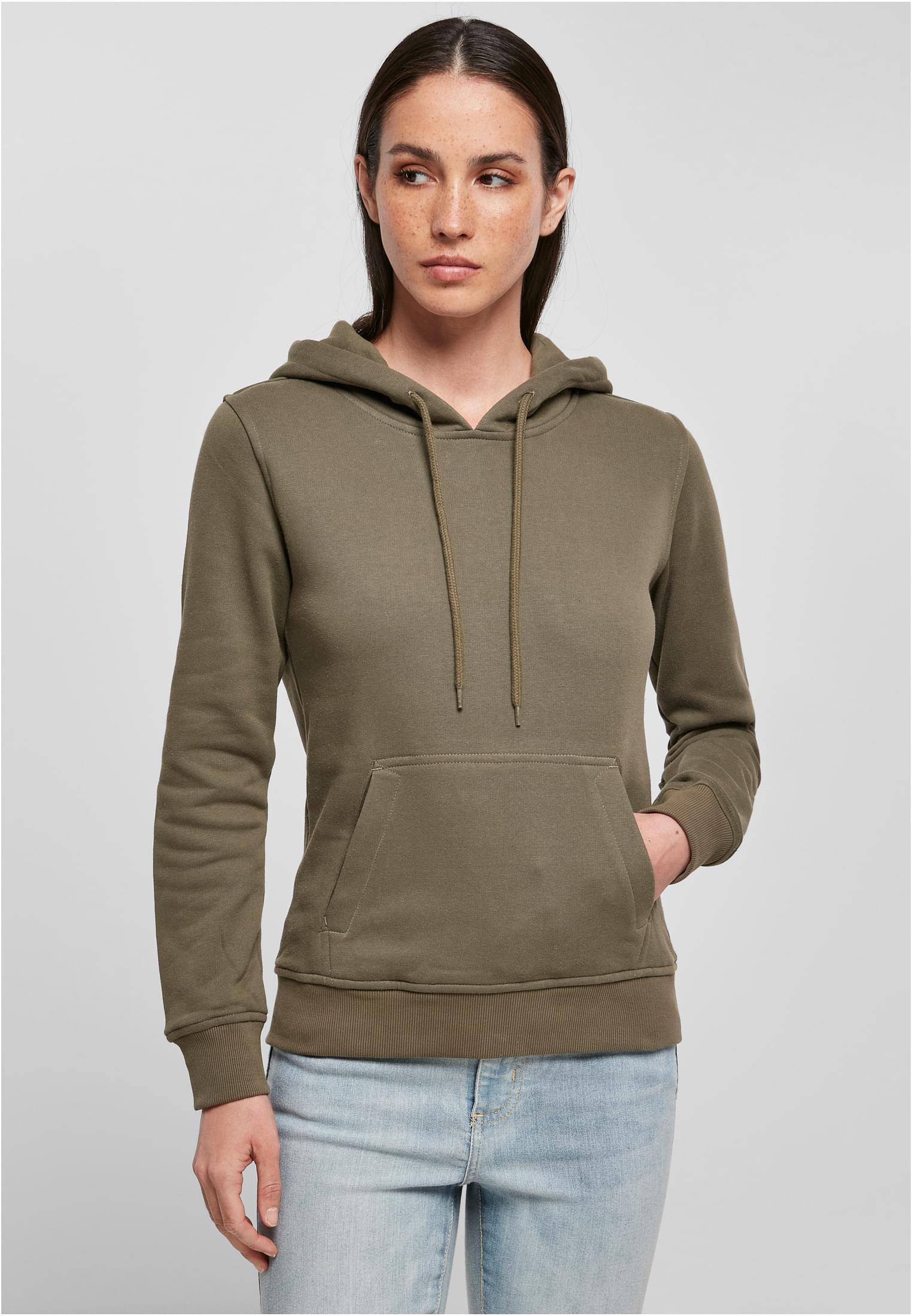Ladies Organic Hoody olive | olive