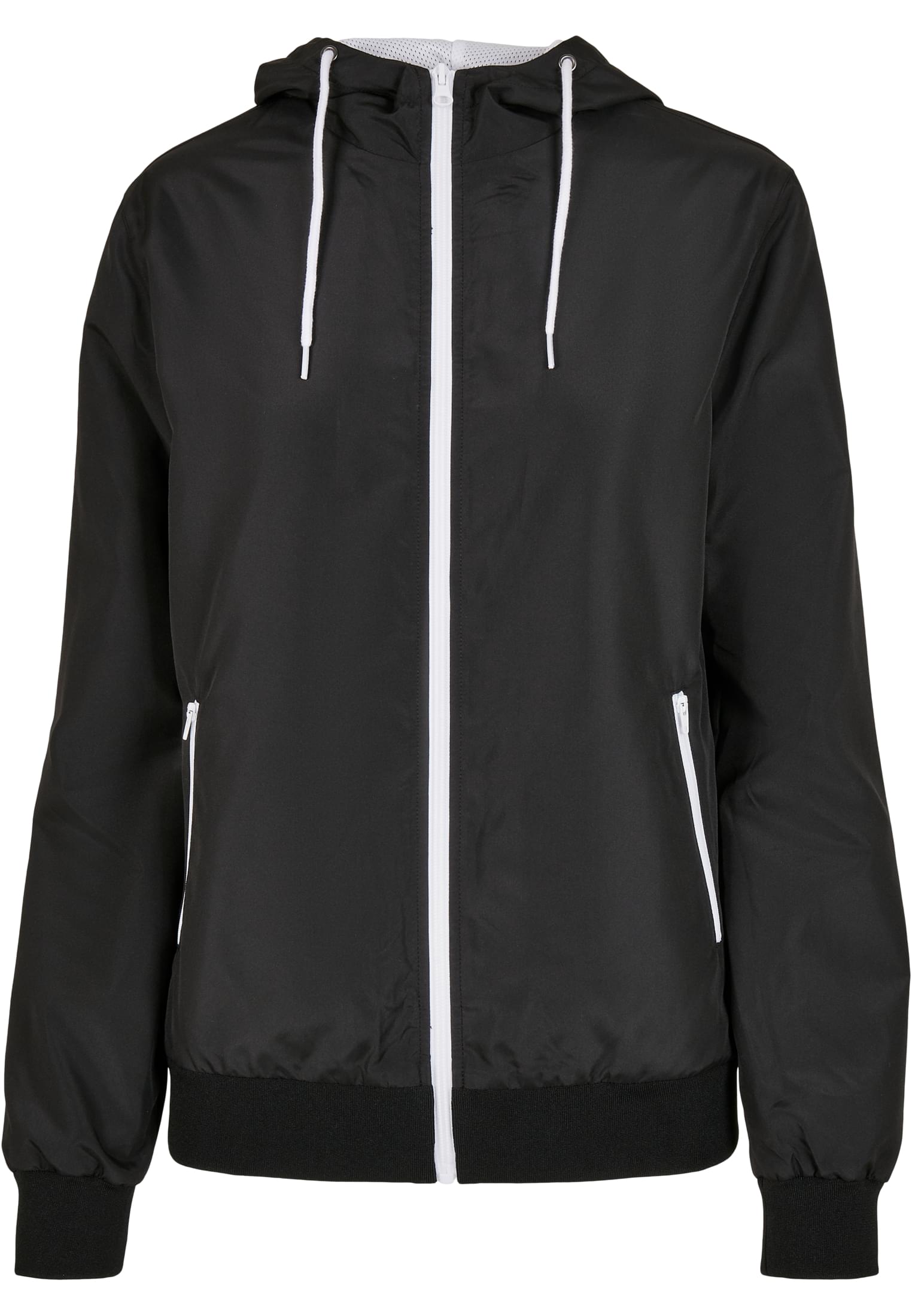 Ladies Recycled Windrunner black/white | black/white