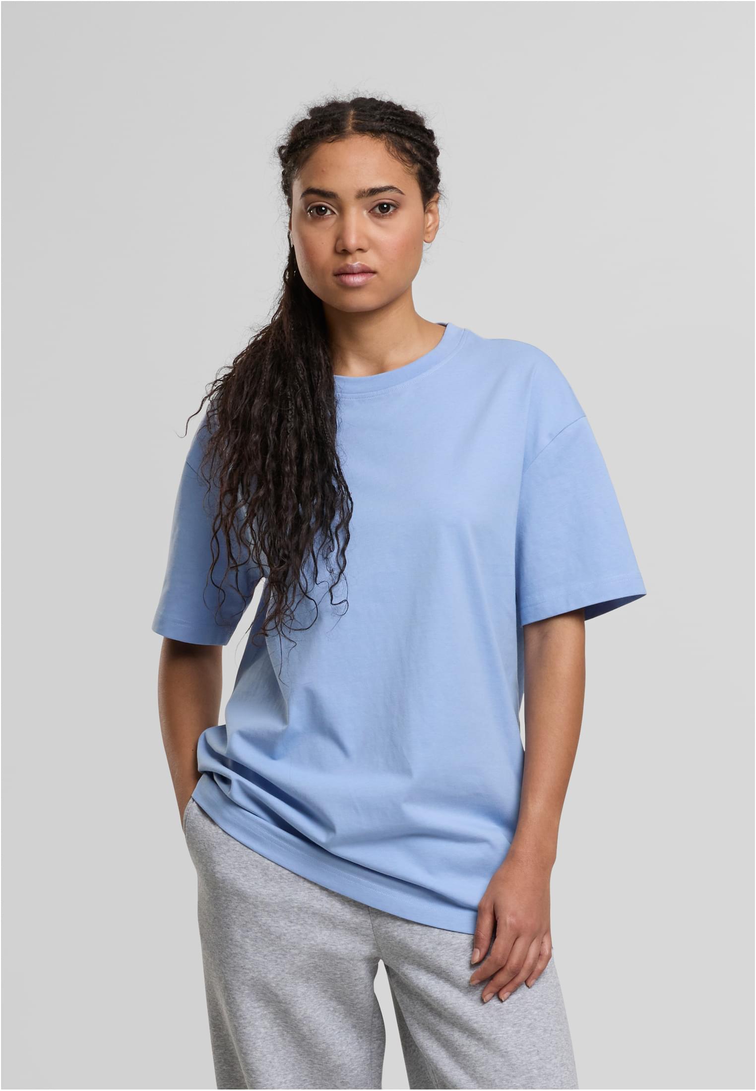Ladies Oversized Boyfriend Tee powderblue | powderblue