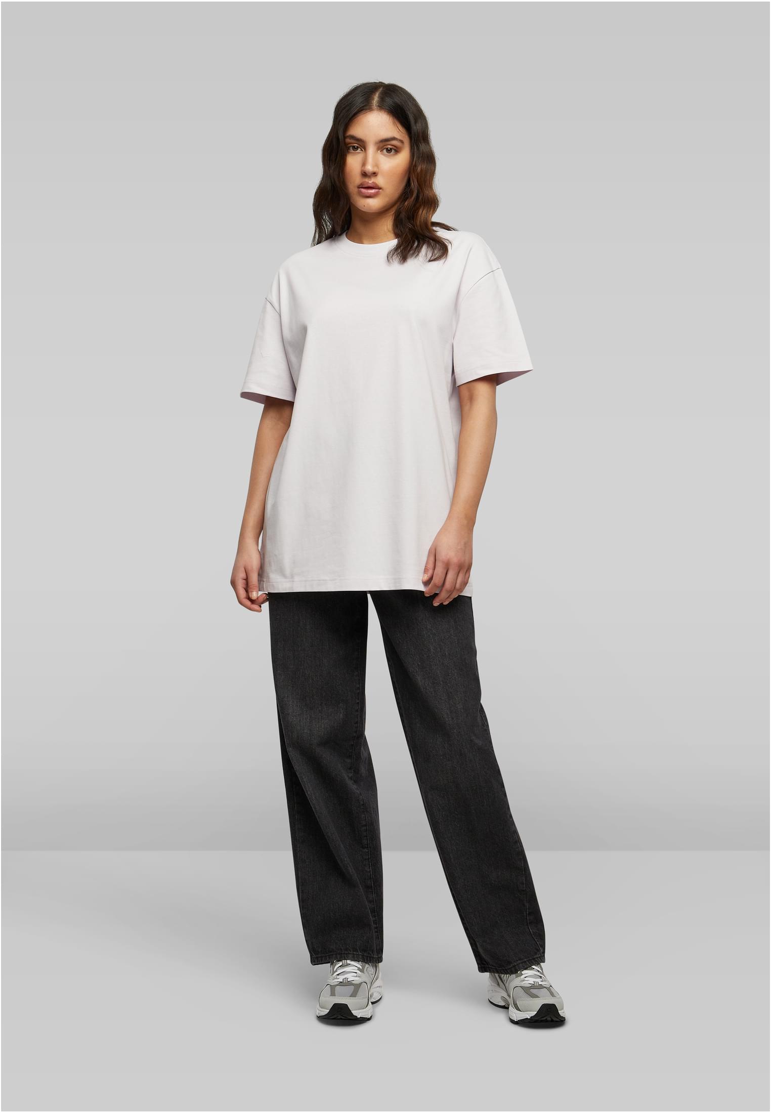 Ladies Oversized Boyfriend Tee softlilac | softlilac
