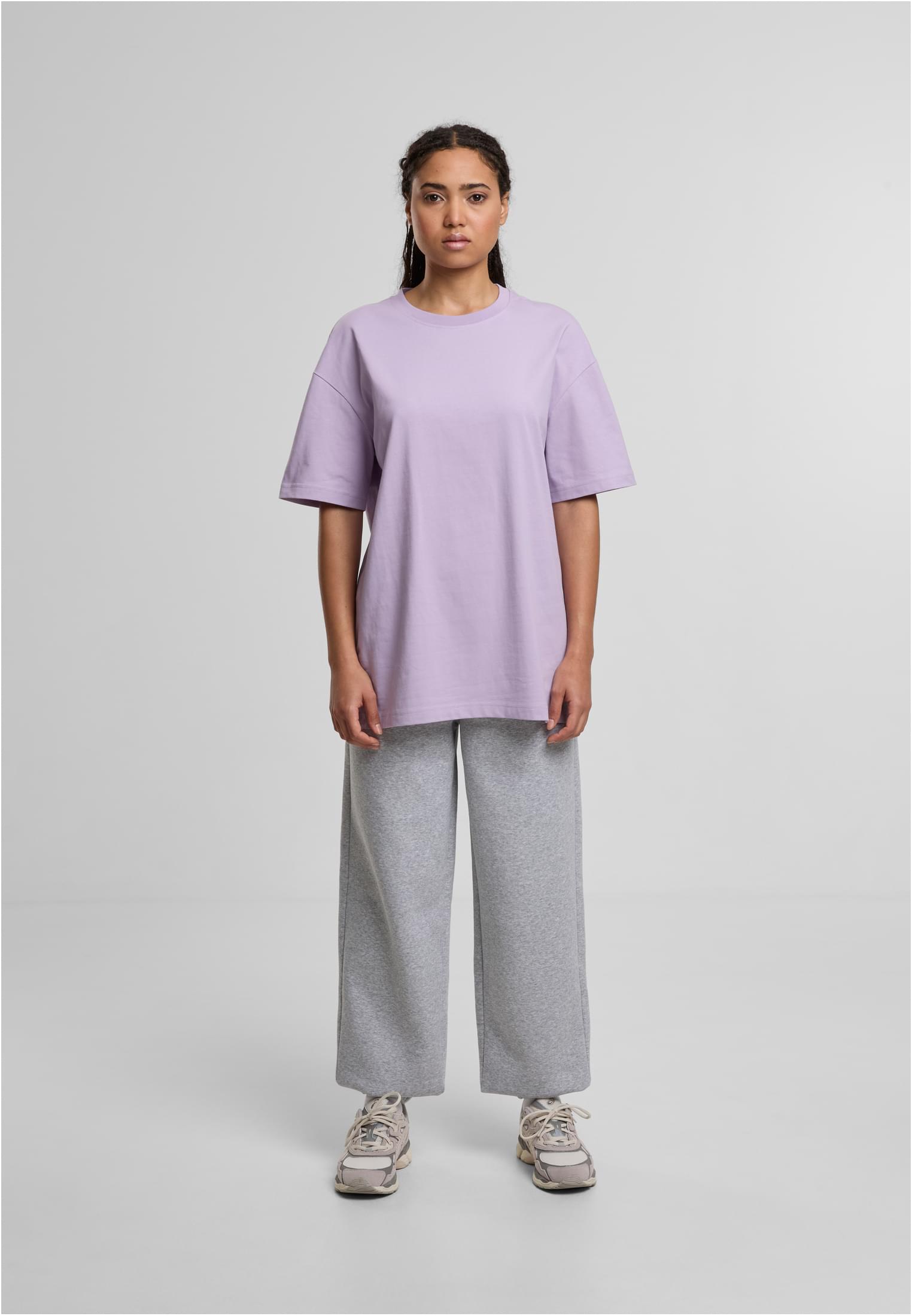 Ladies Oversized Boyfriend Tee lilac | lilac