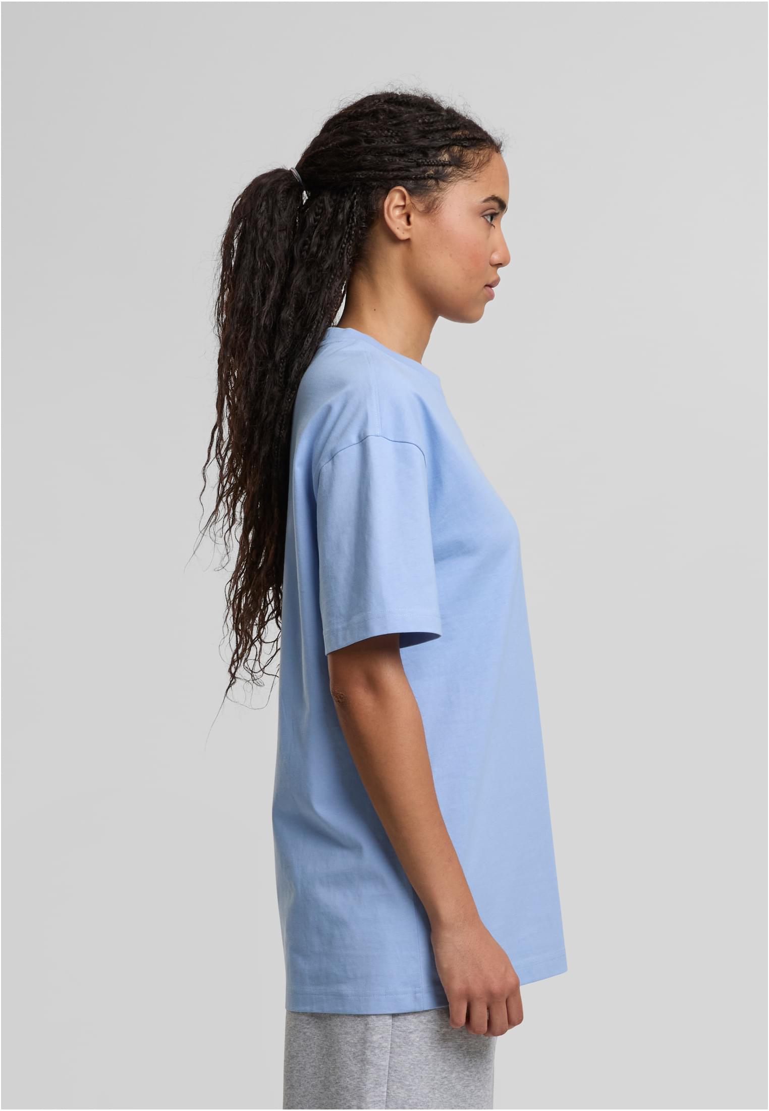 Ladies Oversized Boyfriend Tee powderblue | powderblue