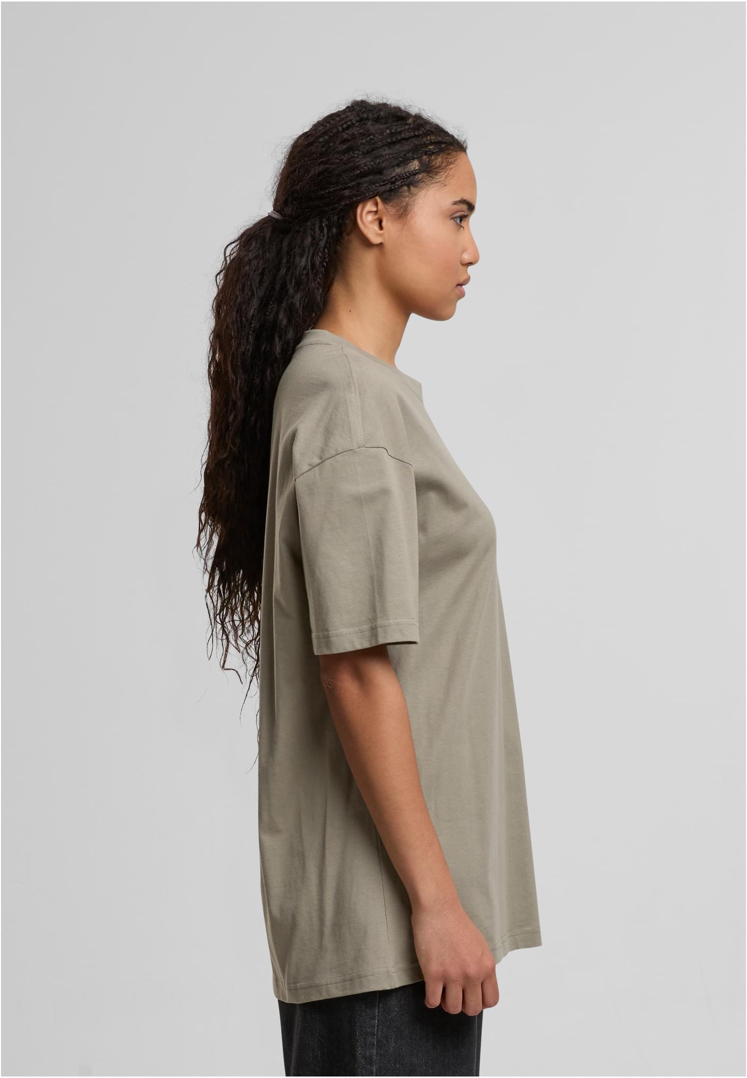 Ladies Oversized Boyfriend Tee paleolive | paleolive