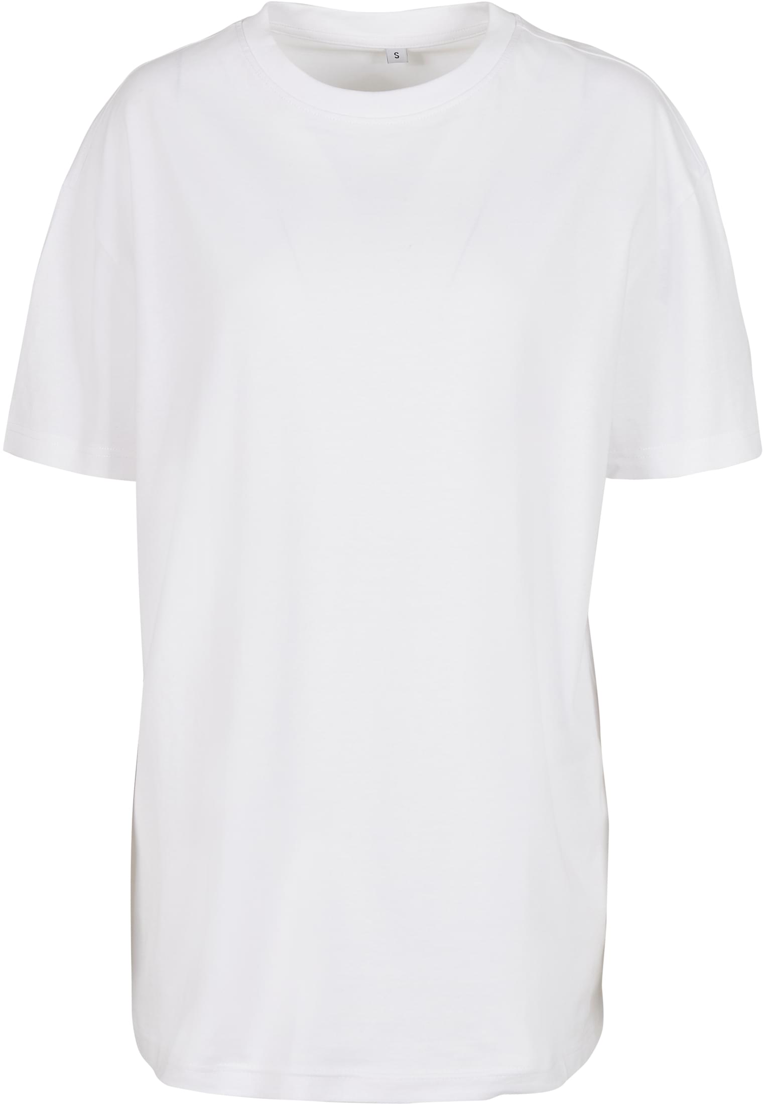 Ladies Oversized Boyfriend Tee white | white