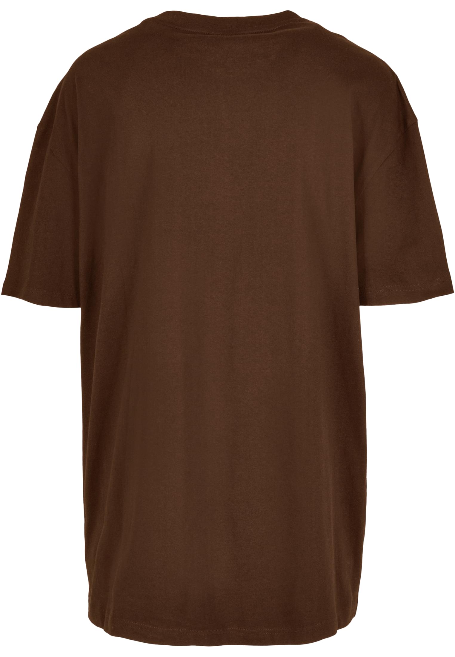 Ladies Oversized Boyfriend Tee chocolatebrown | chocolatebrown