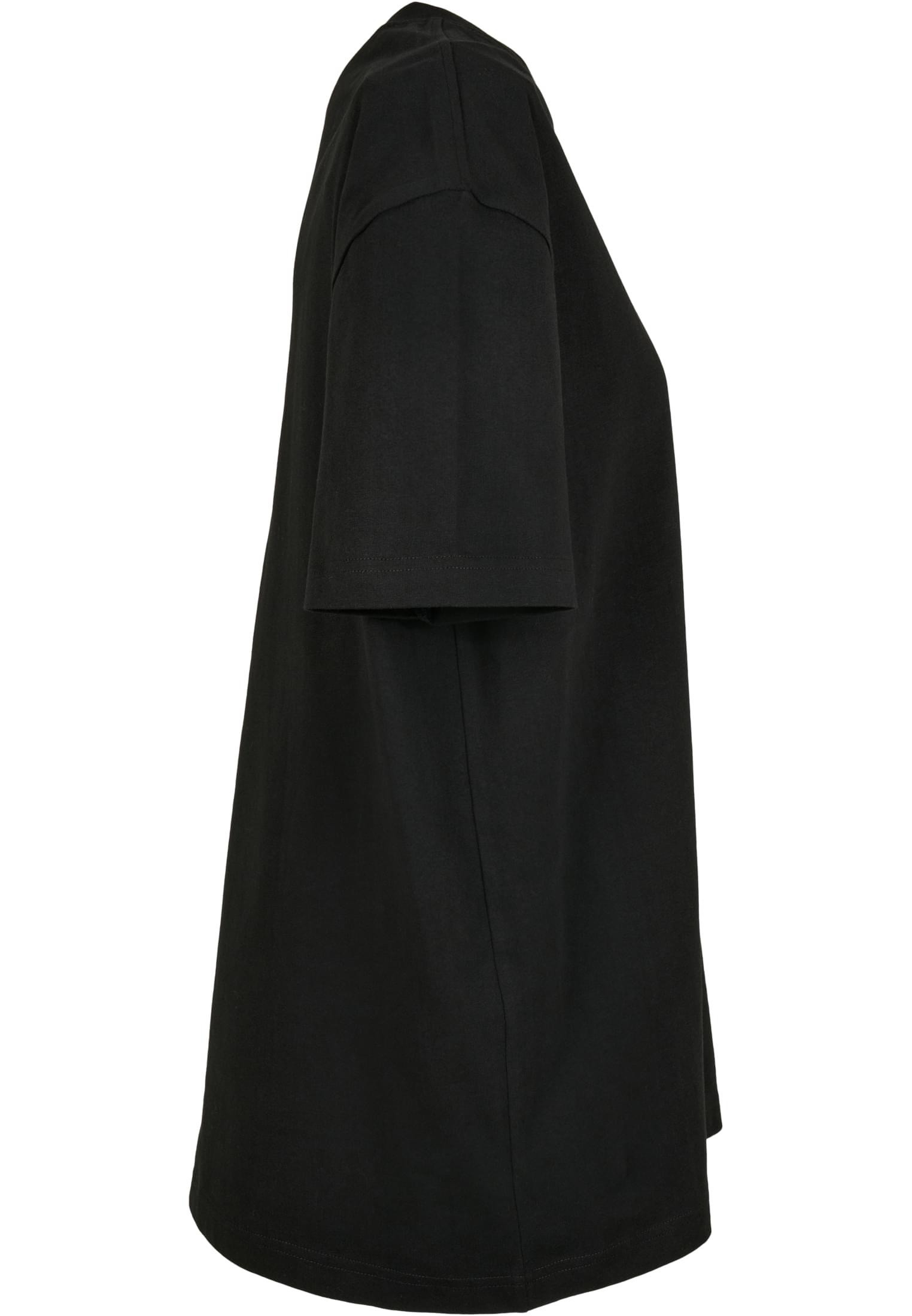 Ladies Oversized Boyfriend Tee black | black