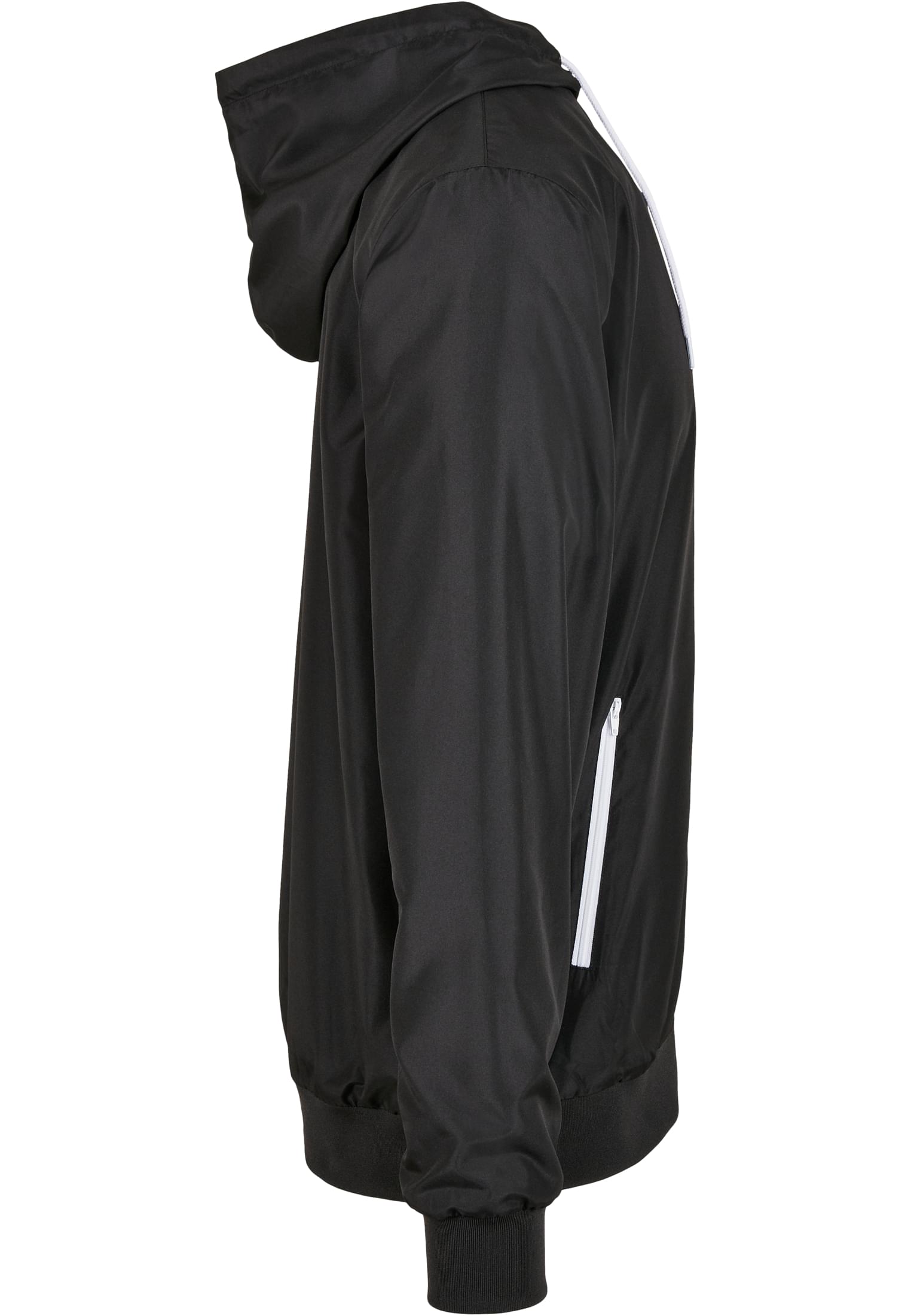 Recycled Windrunner black/white | black/white