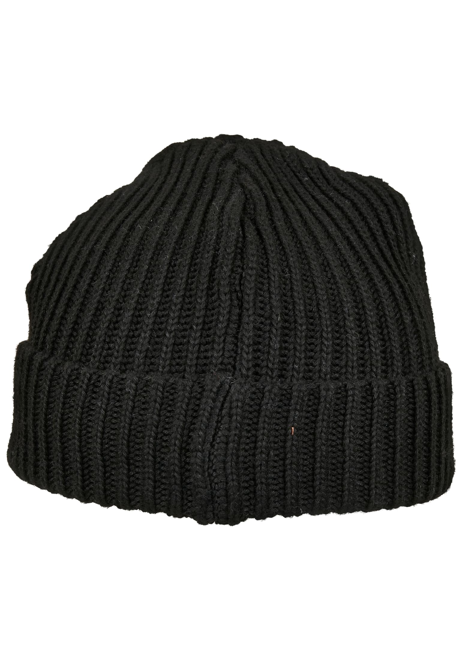 Recycled Yarn Fisherman Beanie black | black