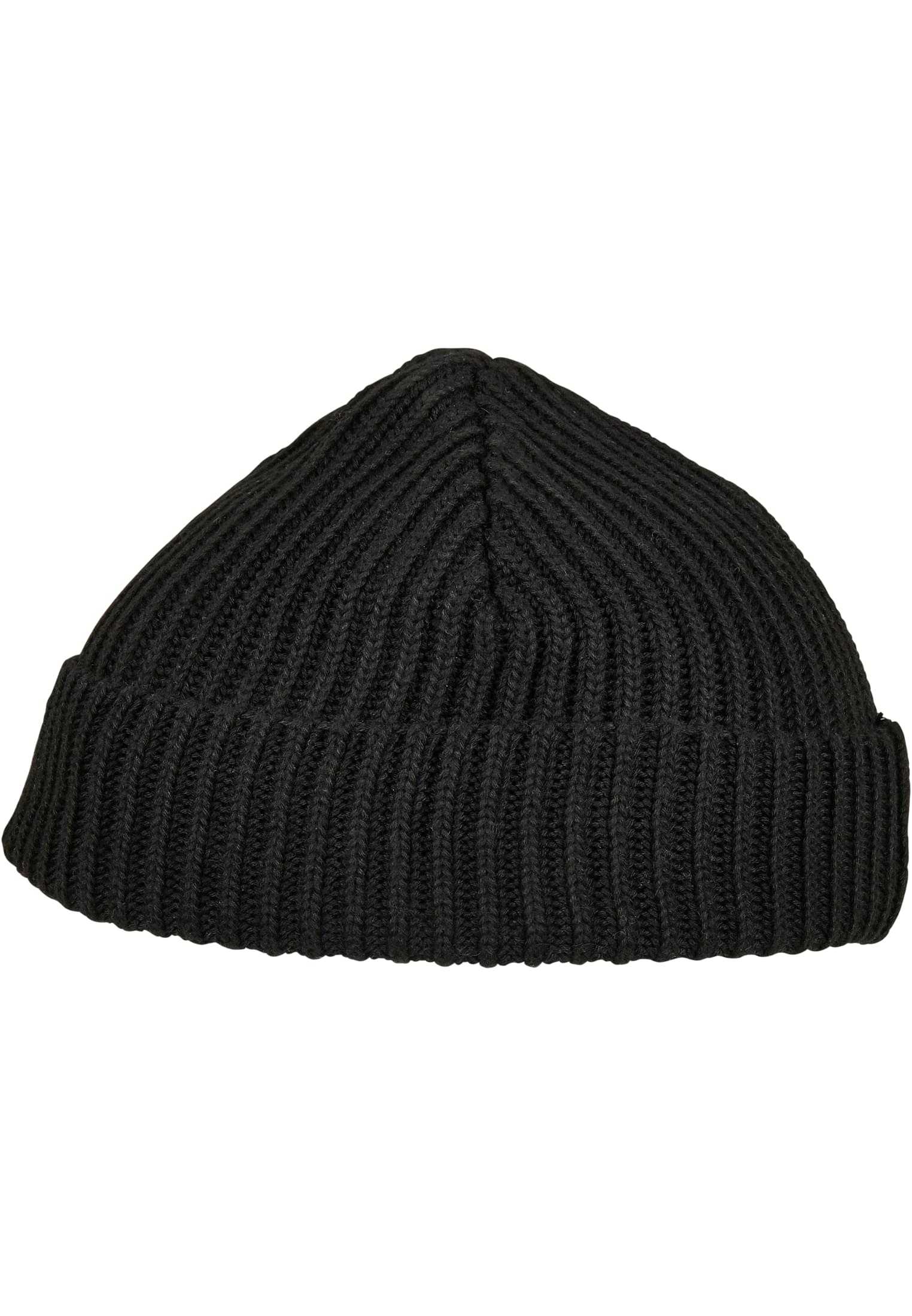 Recycled Yarn Fisherman Beanie black | black