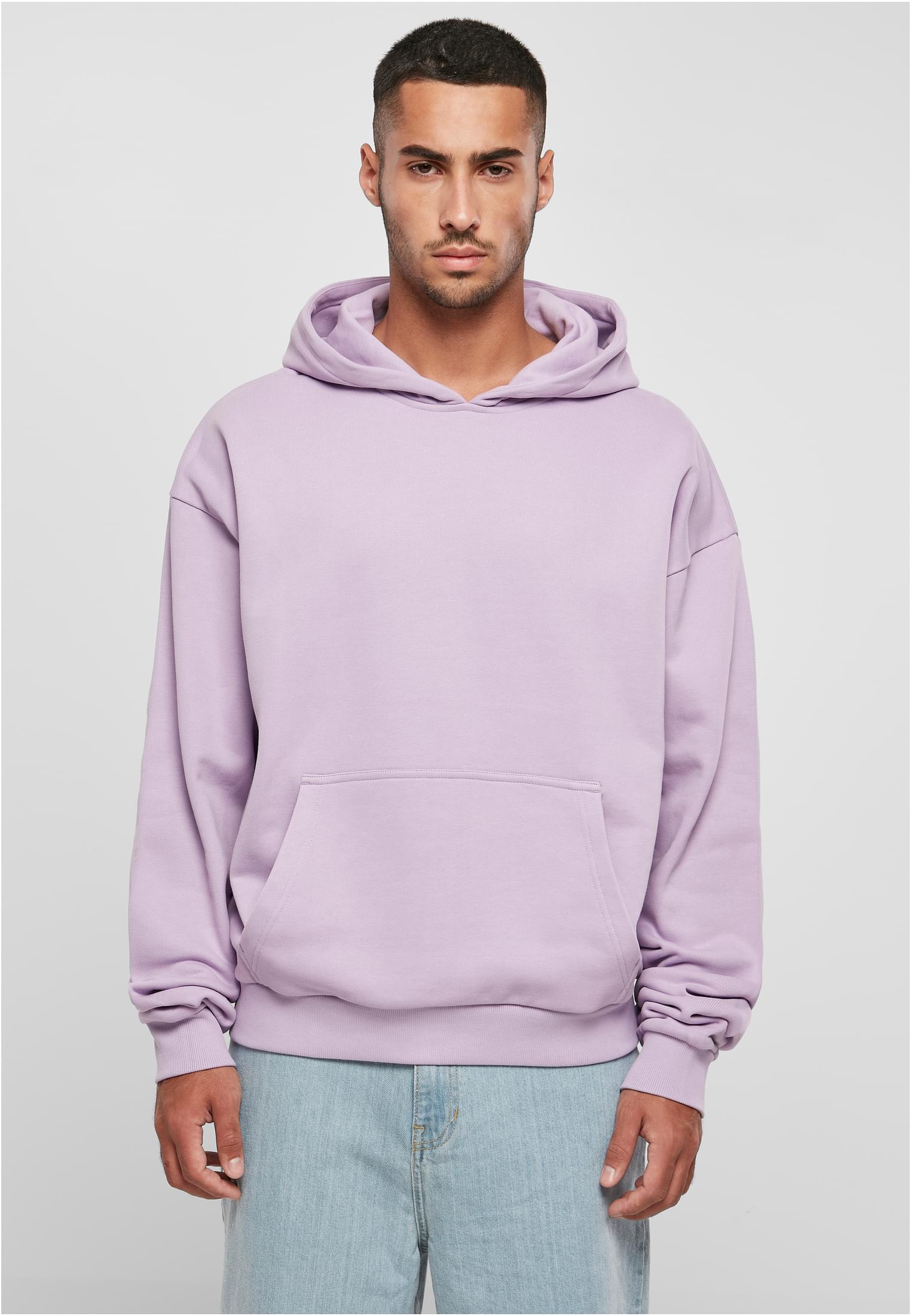 Ultra Heavy Cotton Box Hoody lilac | lilac