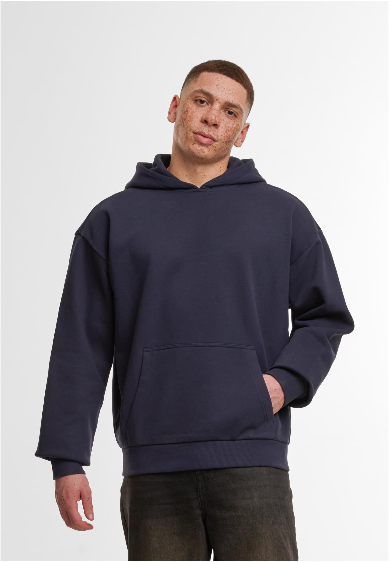 Ultra Heavy Cotton Box Hoody navy | navy